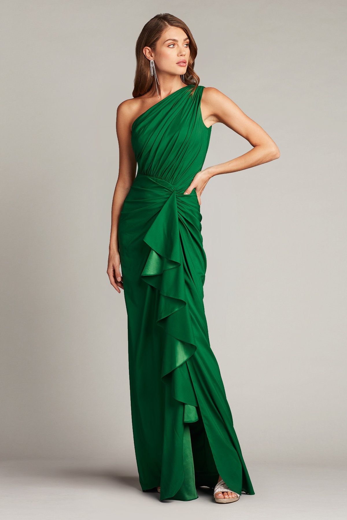 Lena Waterfall Drape Gown