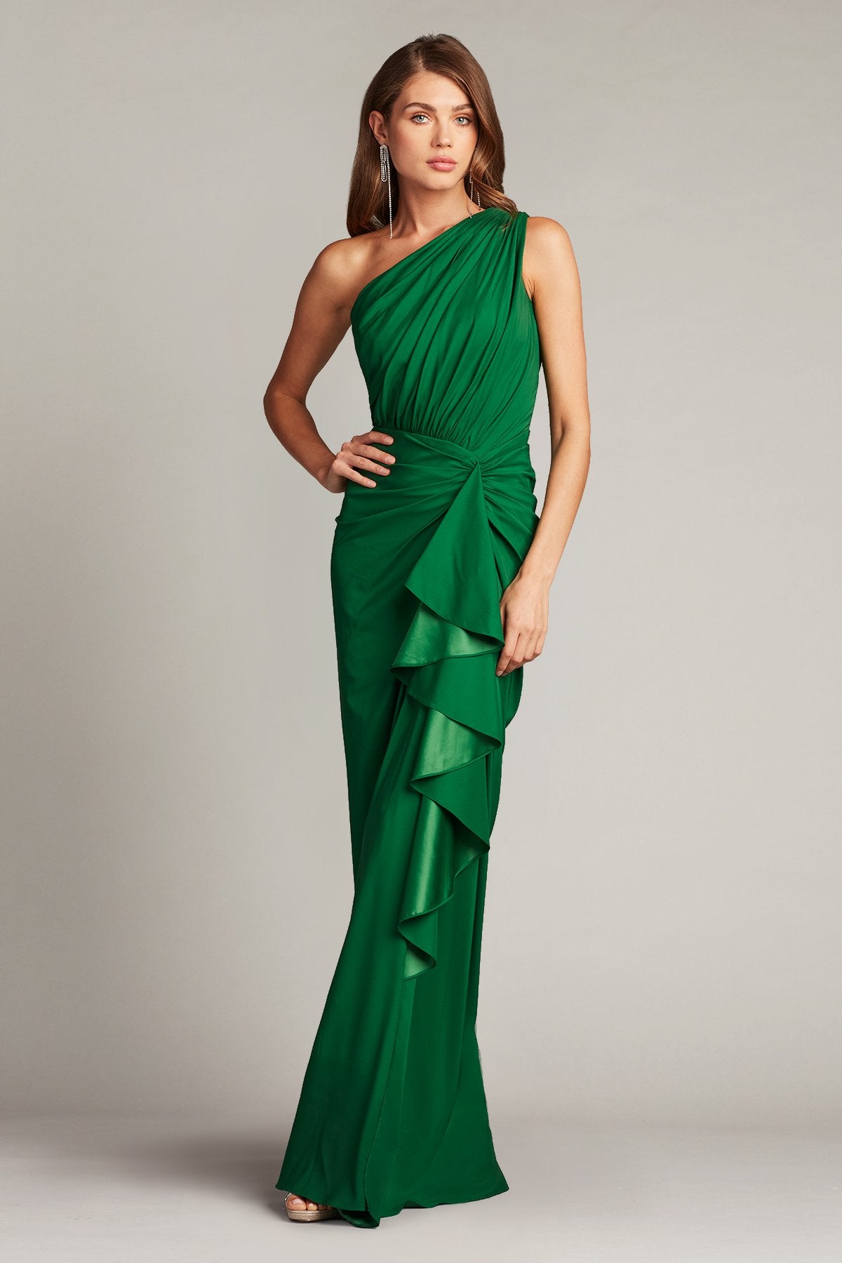 Lena Waterfall Drape Gown