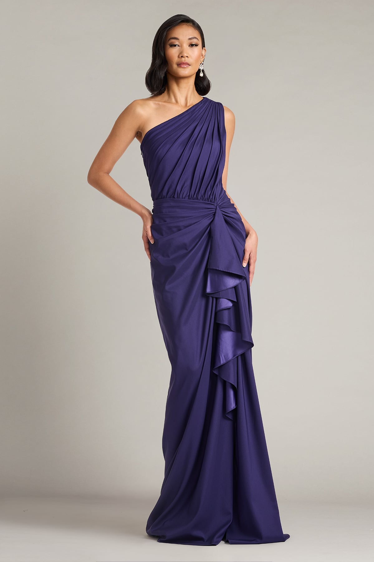 Lena Waterfall Drape Gown
