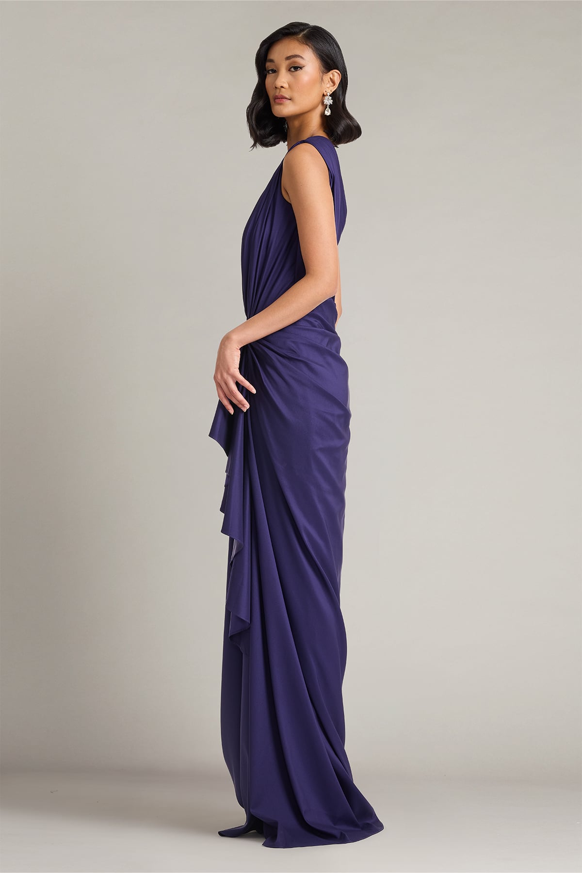 Lena Waterfall Drape Gown