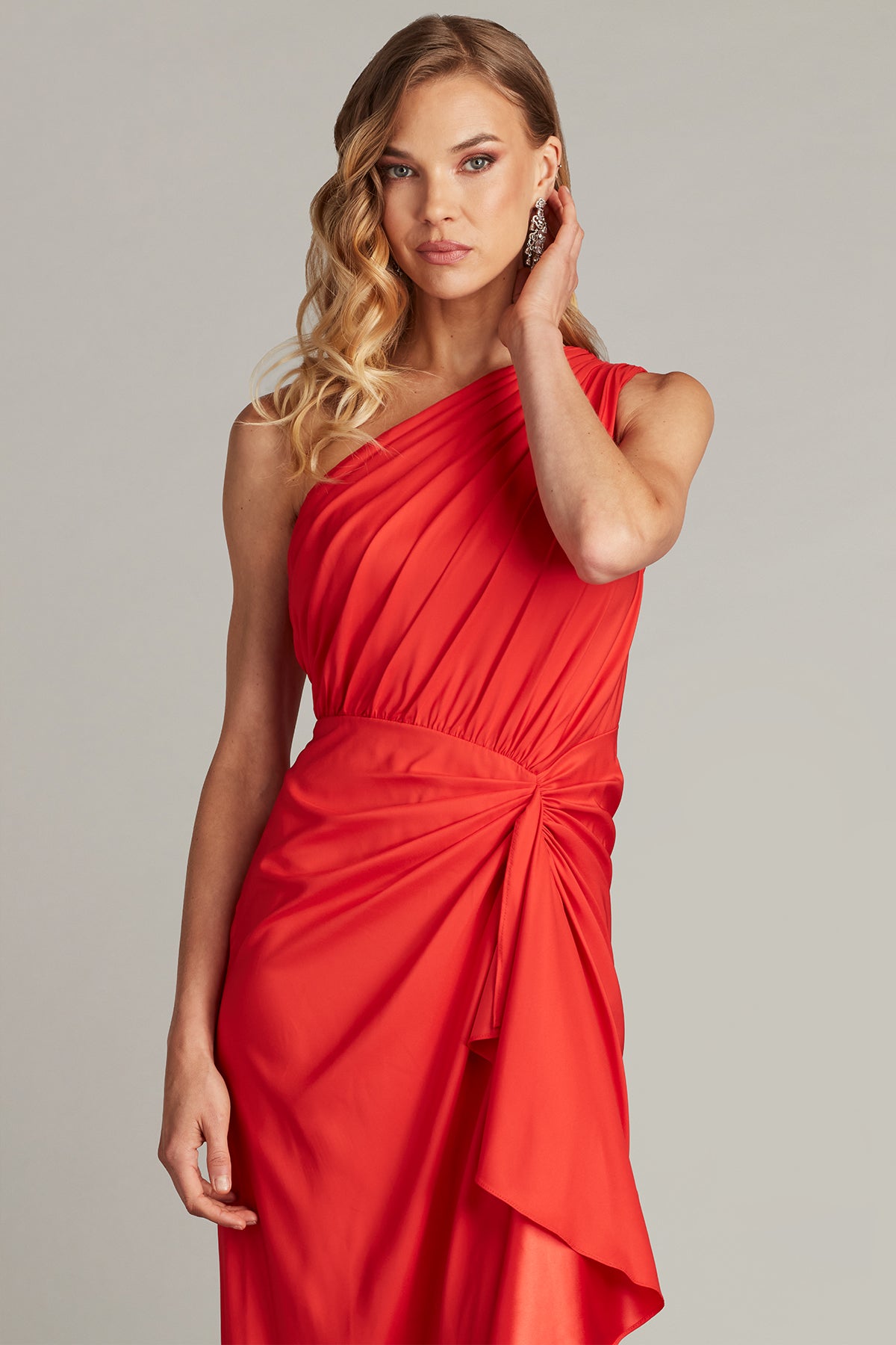Lena Waterfall Drape Gown