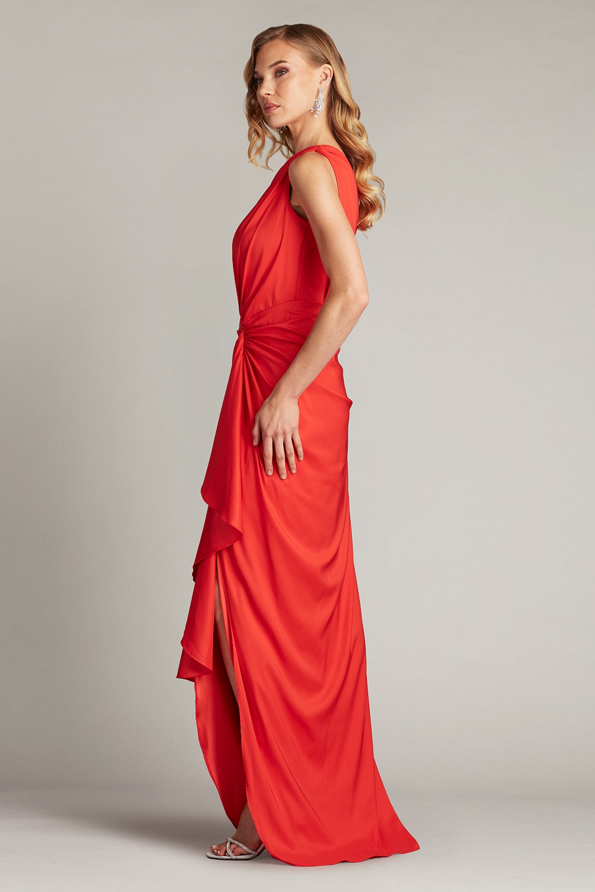 Lena Waterfall Drape Gown