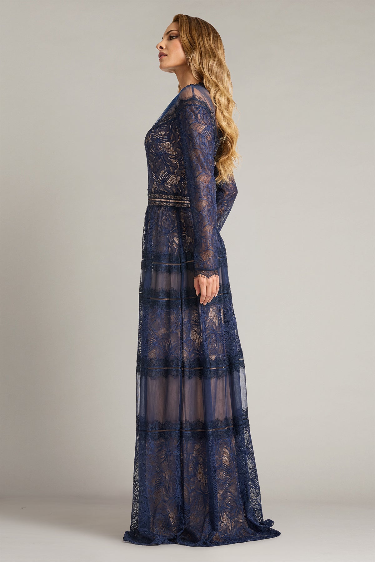 Debore Orchid Lace Gown-RN/ND Side