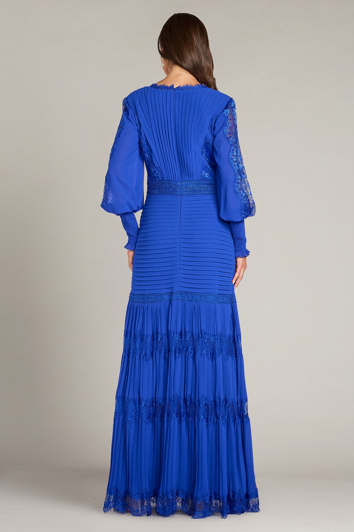 Nyssa Bishop Sleeve Gown-ELECB Back