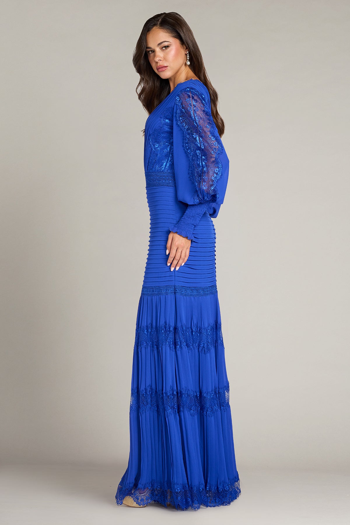 Nyssa Bishop Sleeve Gown-ELECB Side