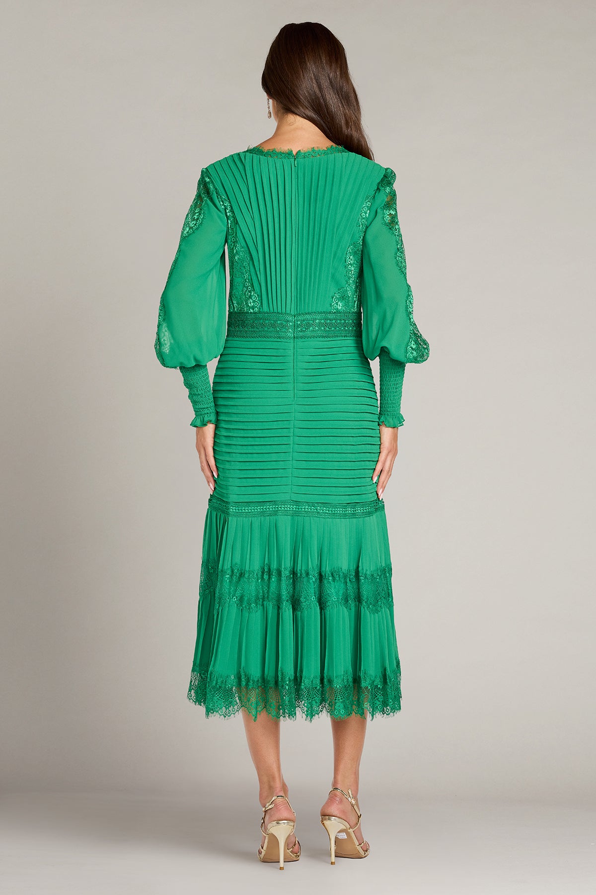 Nyssa Bishop Sleeve Dress-GUGRE Back