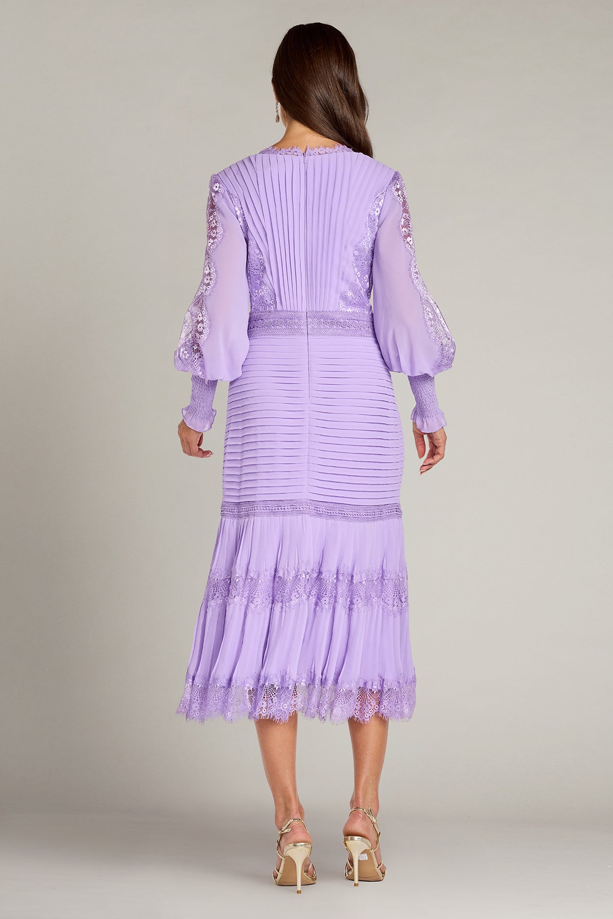 Nyssa Bishop Sleeve Dress-PHAZE Back