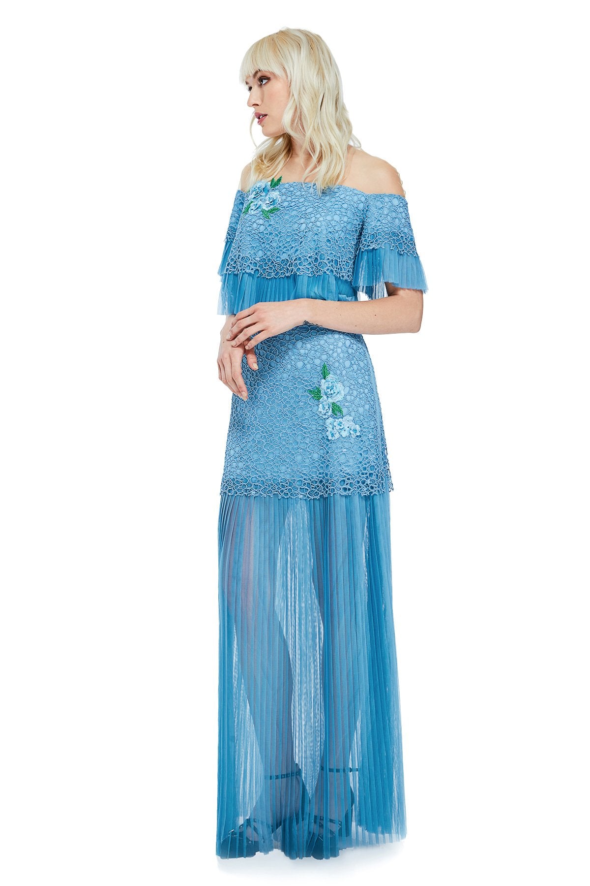 Abelle Off-The-Shoulder Gown