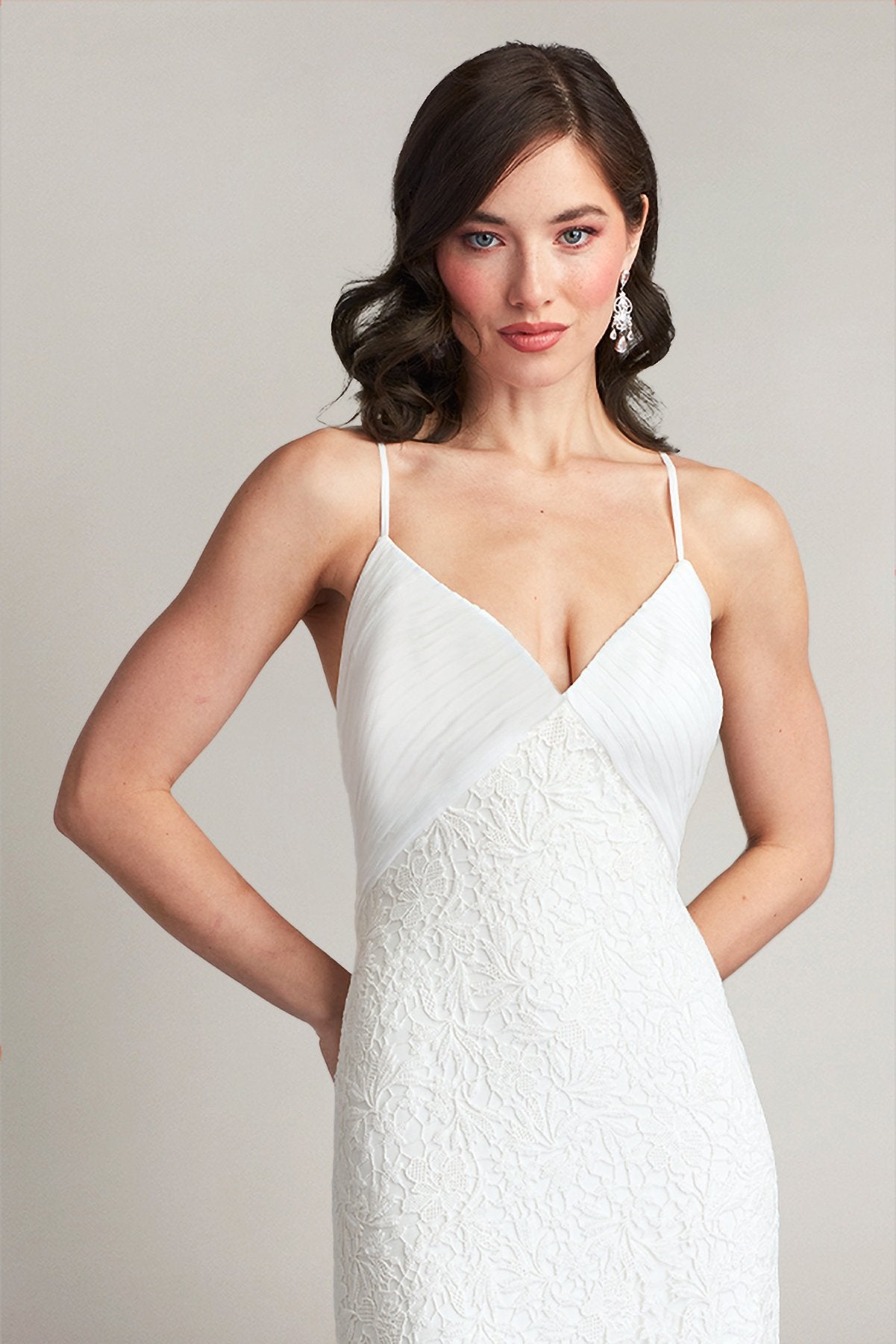 Miramar Cross Back Lace Gown