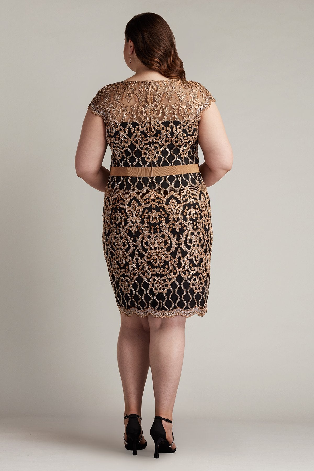 Miranda Sequin Embroidered Dress - PLUS SIZE