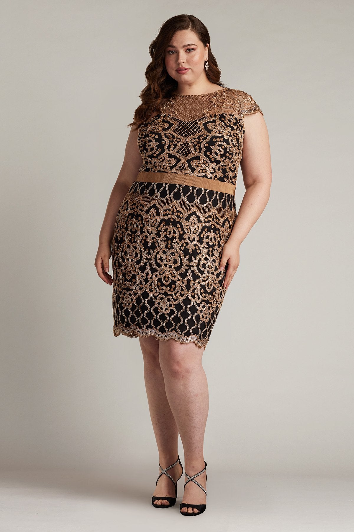 Miranda Sequin Embroidered Dress - PLUS SIZE