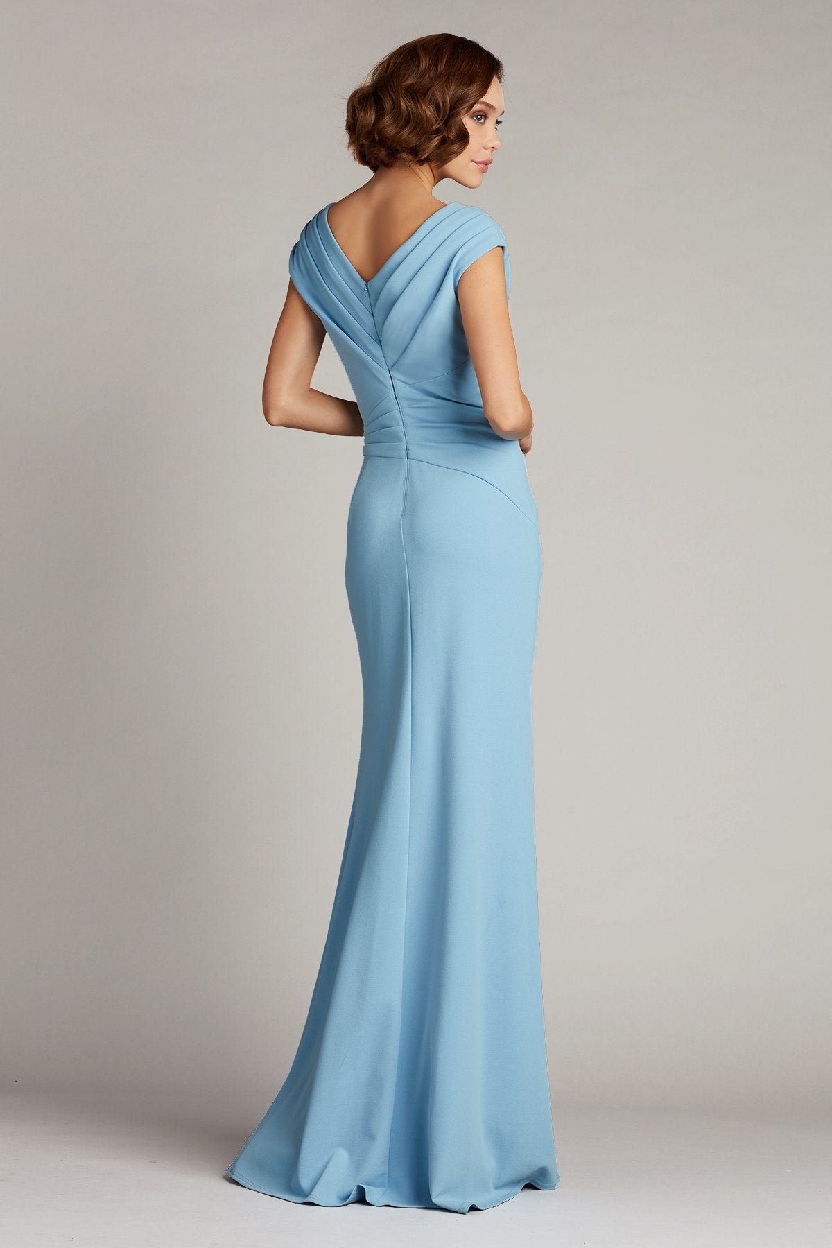 Asier Textured Crepe Gown
