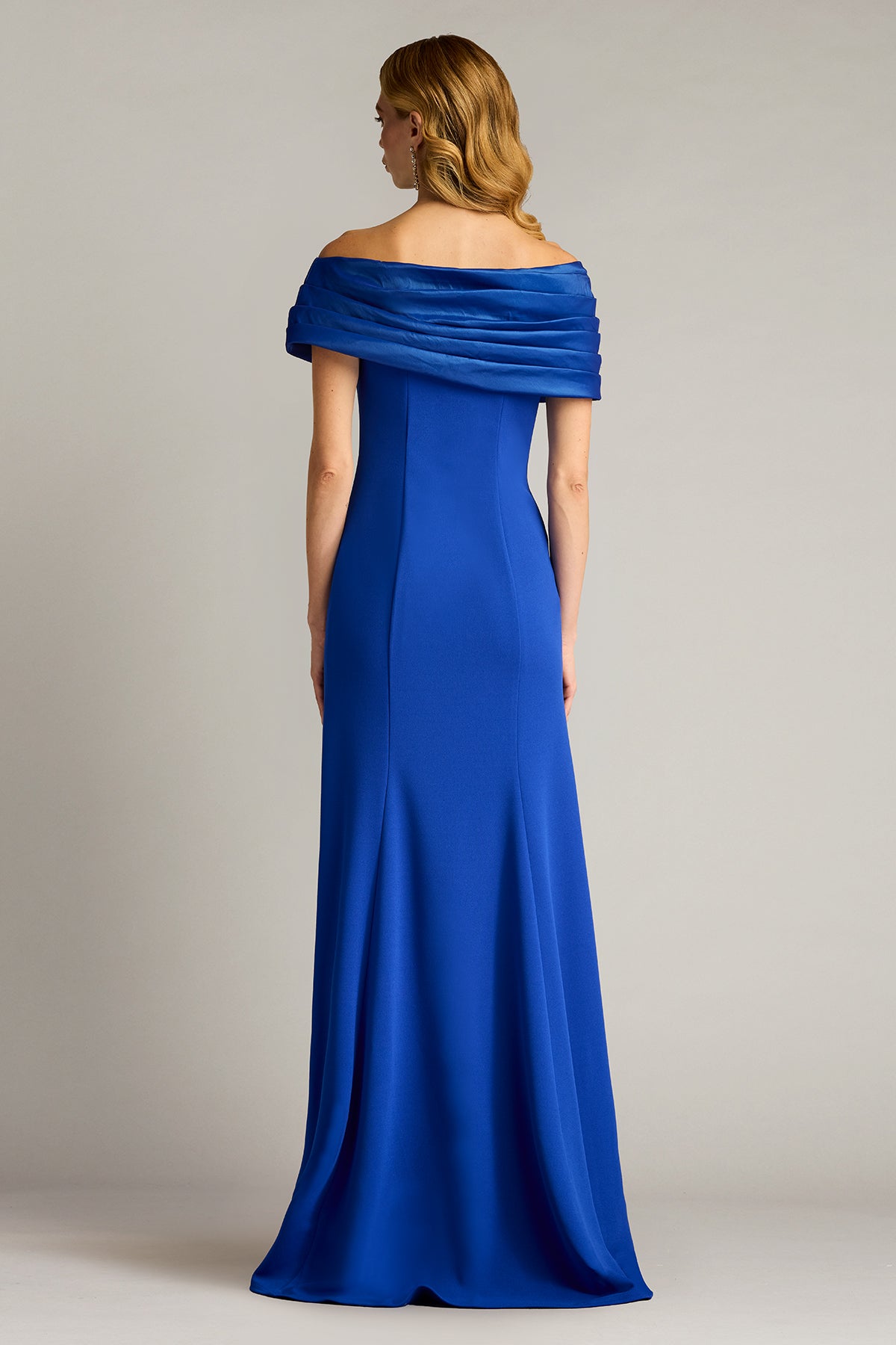 Dalton Contrast Off-Shoulder Gown