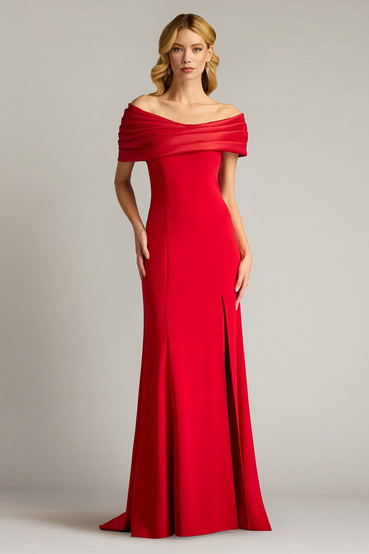 Dalton Contrast Off-Shoulder Gown