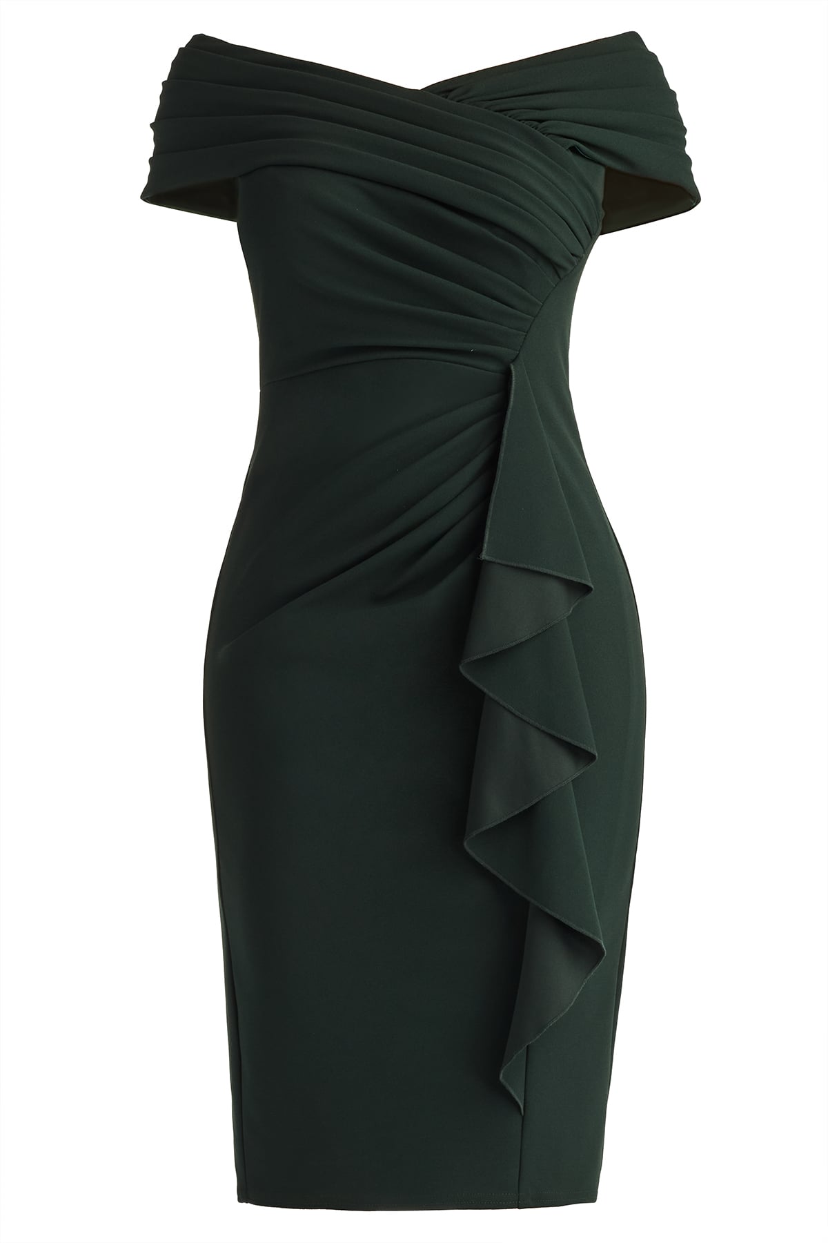 Martine Waterfall Flounce Dress