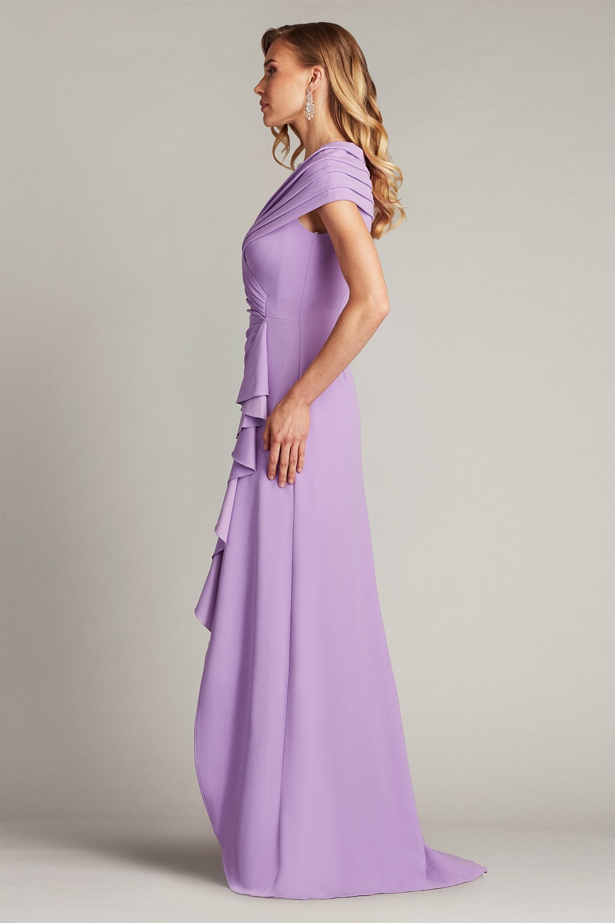 Talise Waterfall Flounce Gown