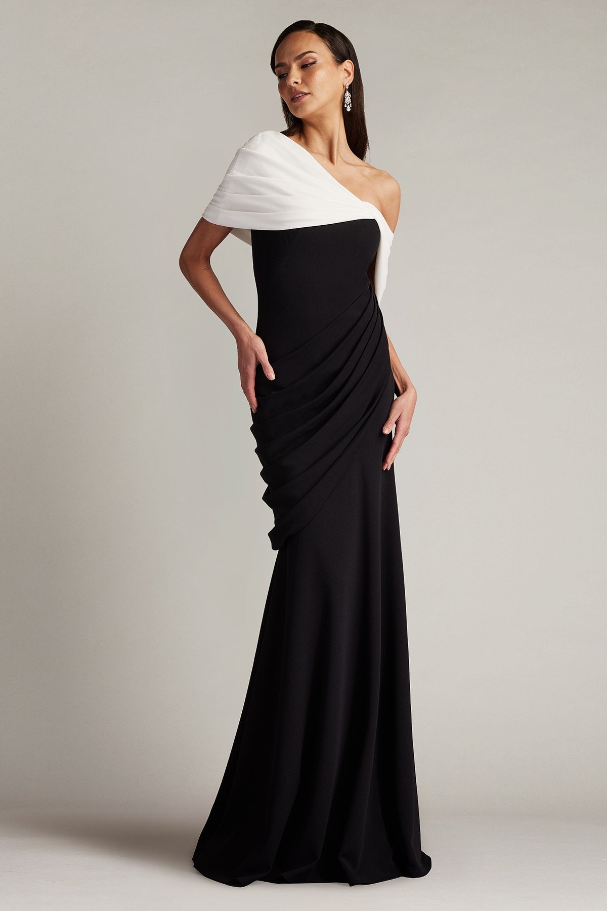 Prewitt Pleated Drape Gown