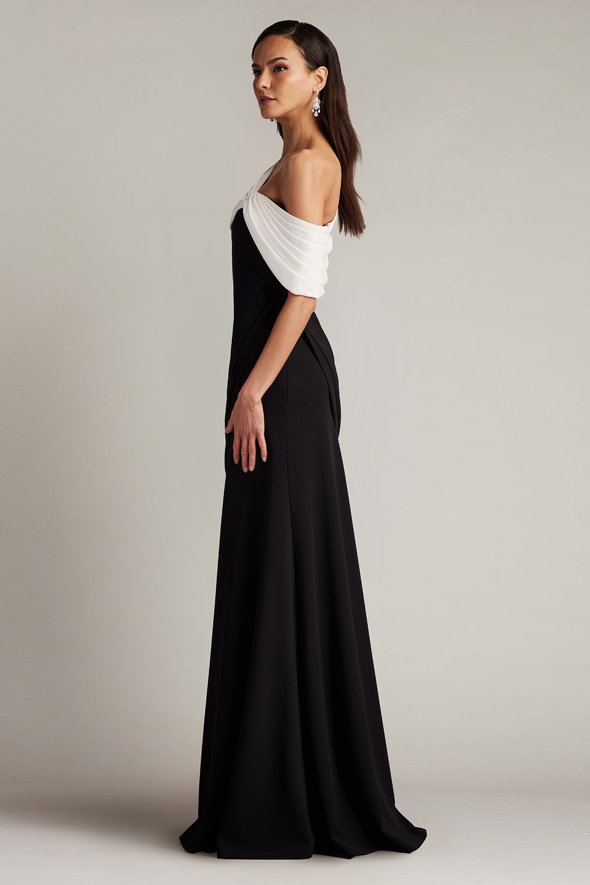 Prewitt Pleated Drape Gown