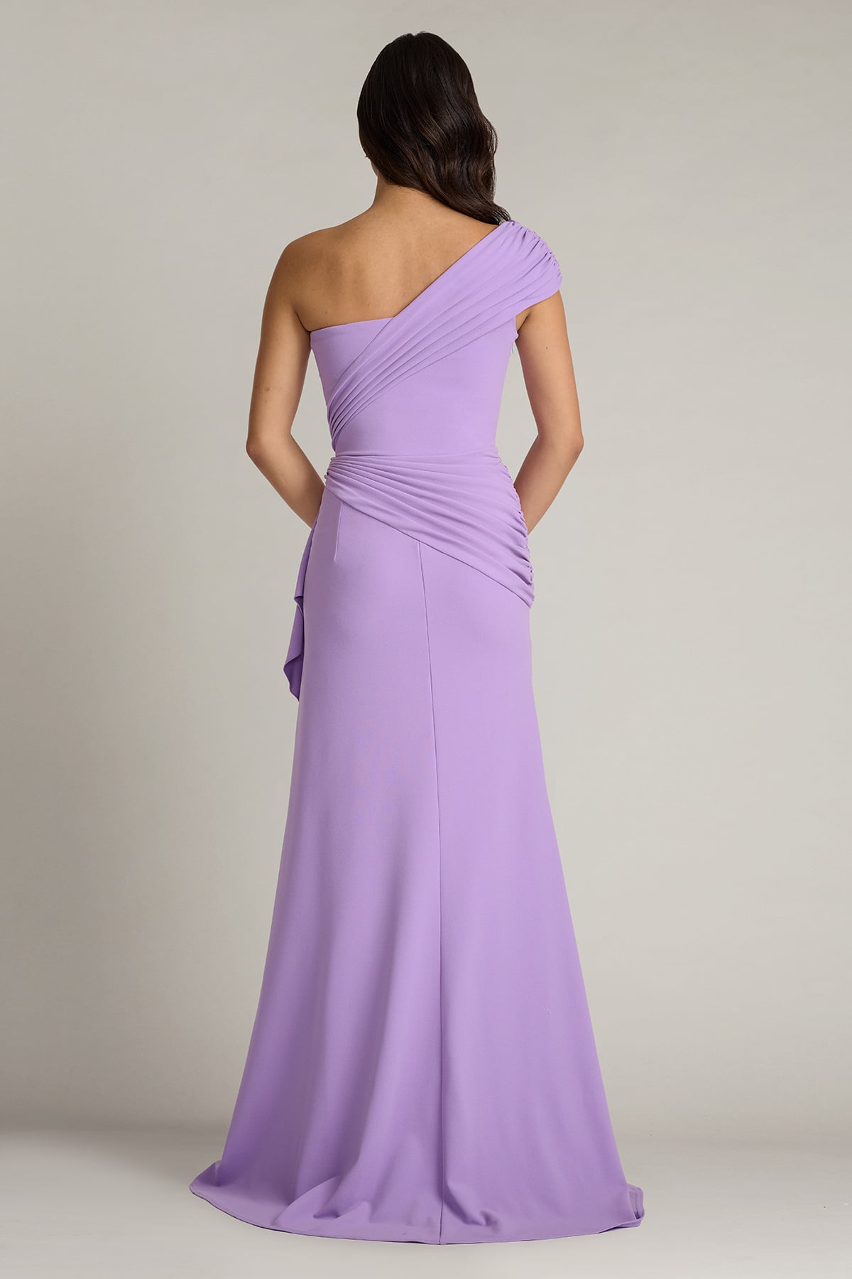 Lune Waterfall Sash Gown