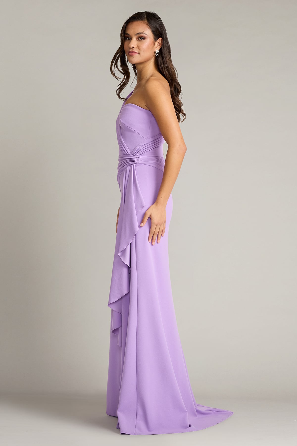 Lune Waterfall Sash Gown