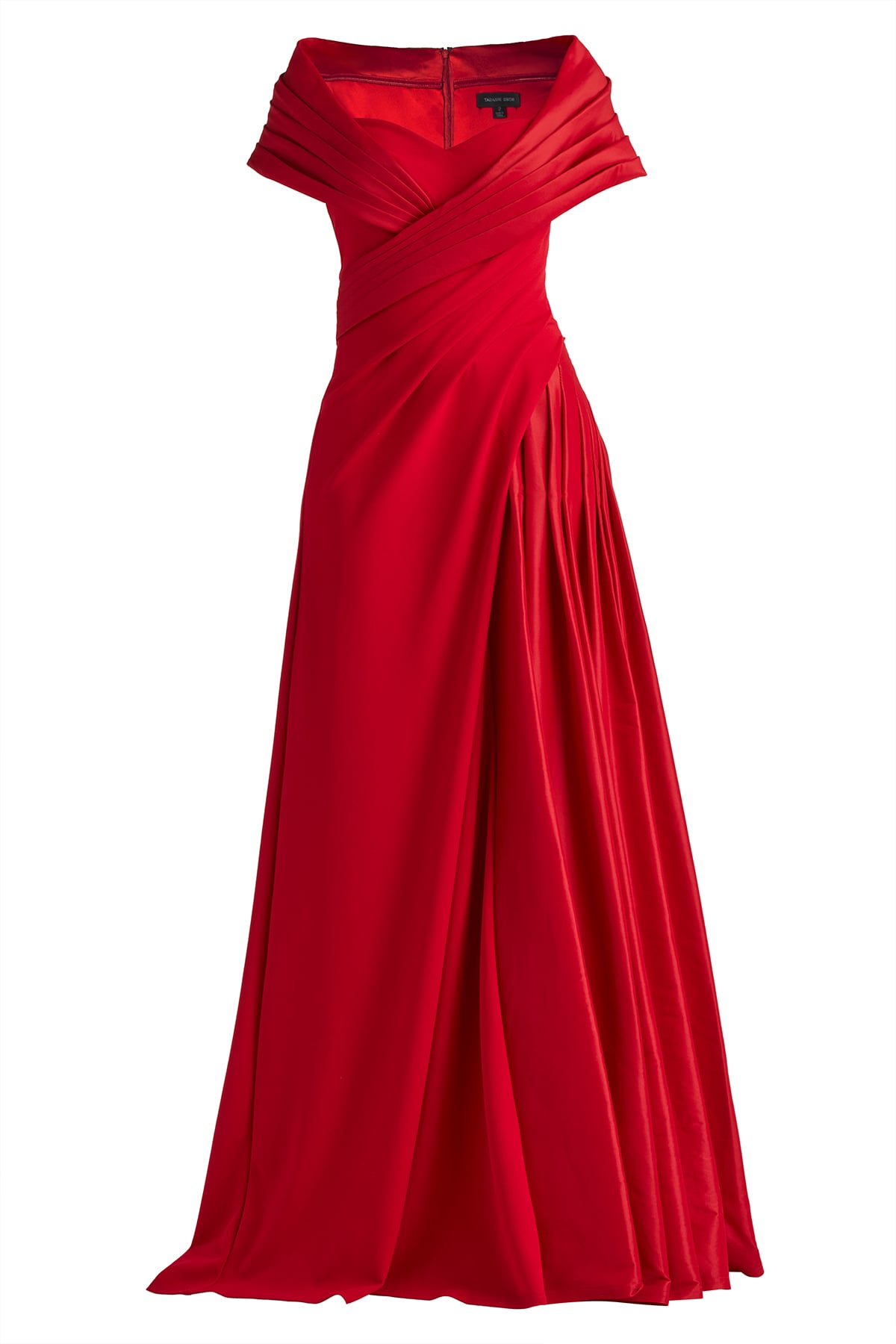 Milica Draped Portrait Collar Gown
