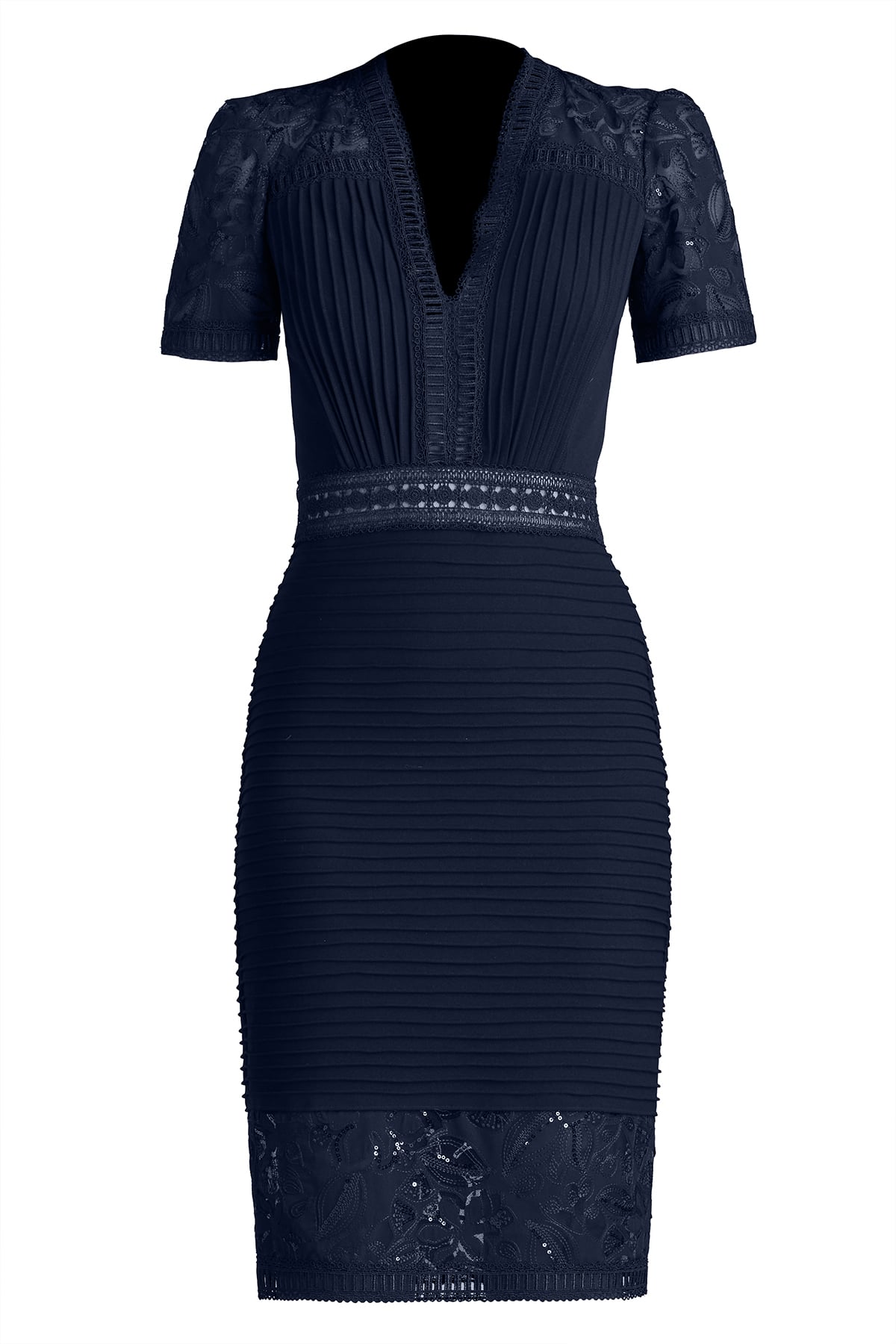 Brone Illusion Lace Cocktail Dress