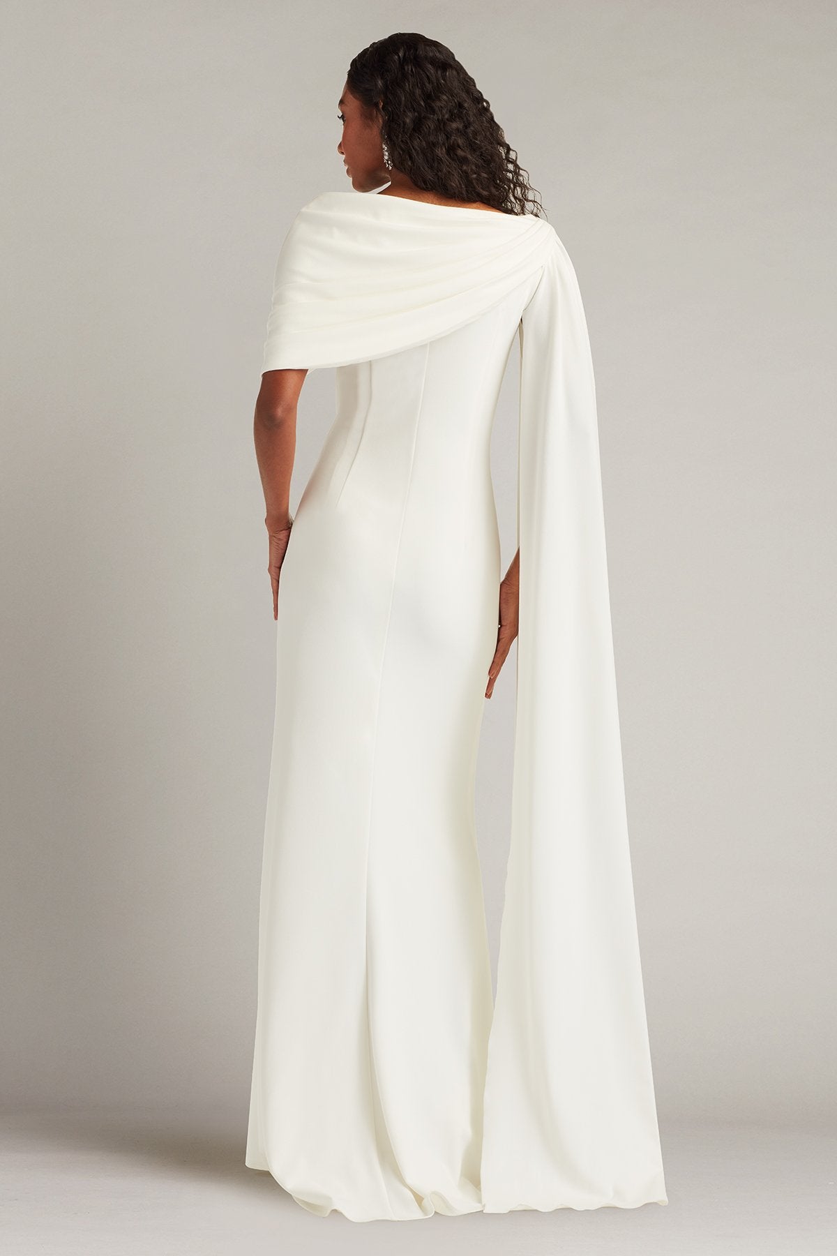 Acadia Shawl Draped Gown