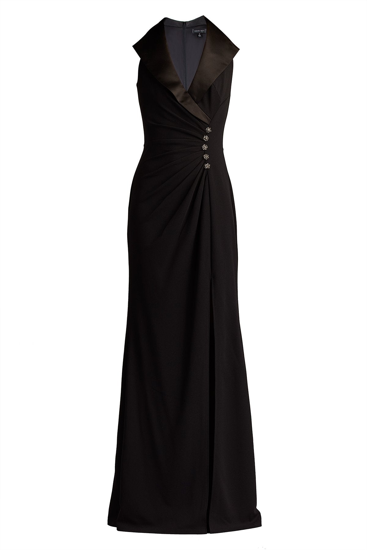 Neshia Halter Lapel Gown