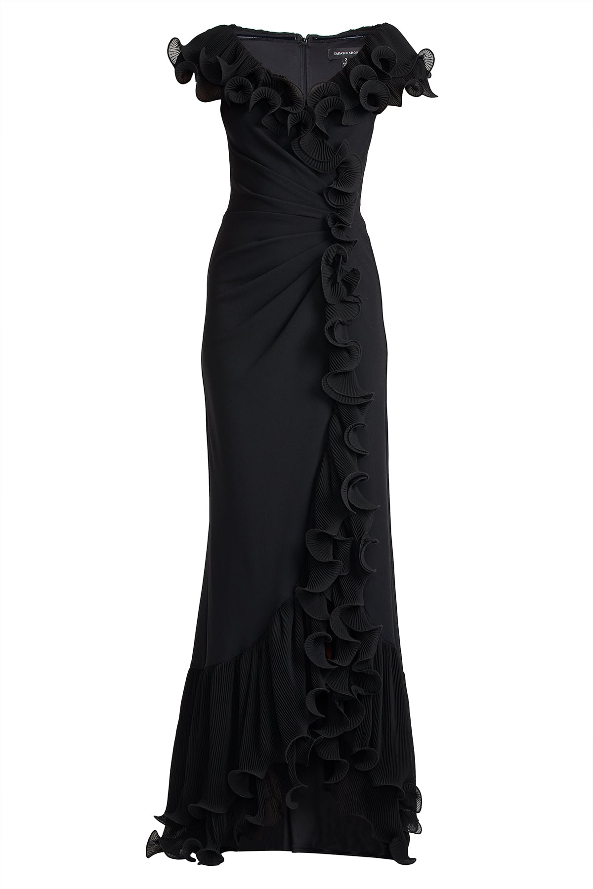 Leandra Cascading Ruffle Gown