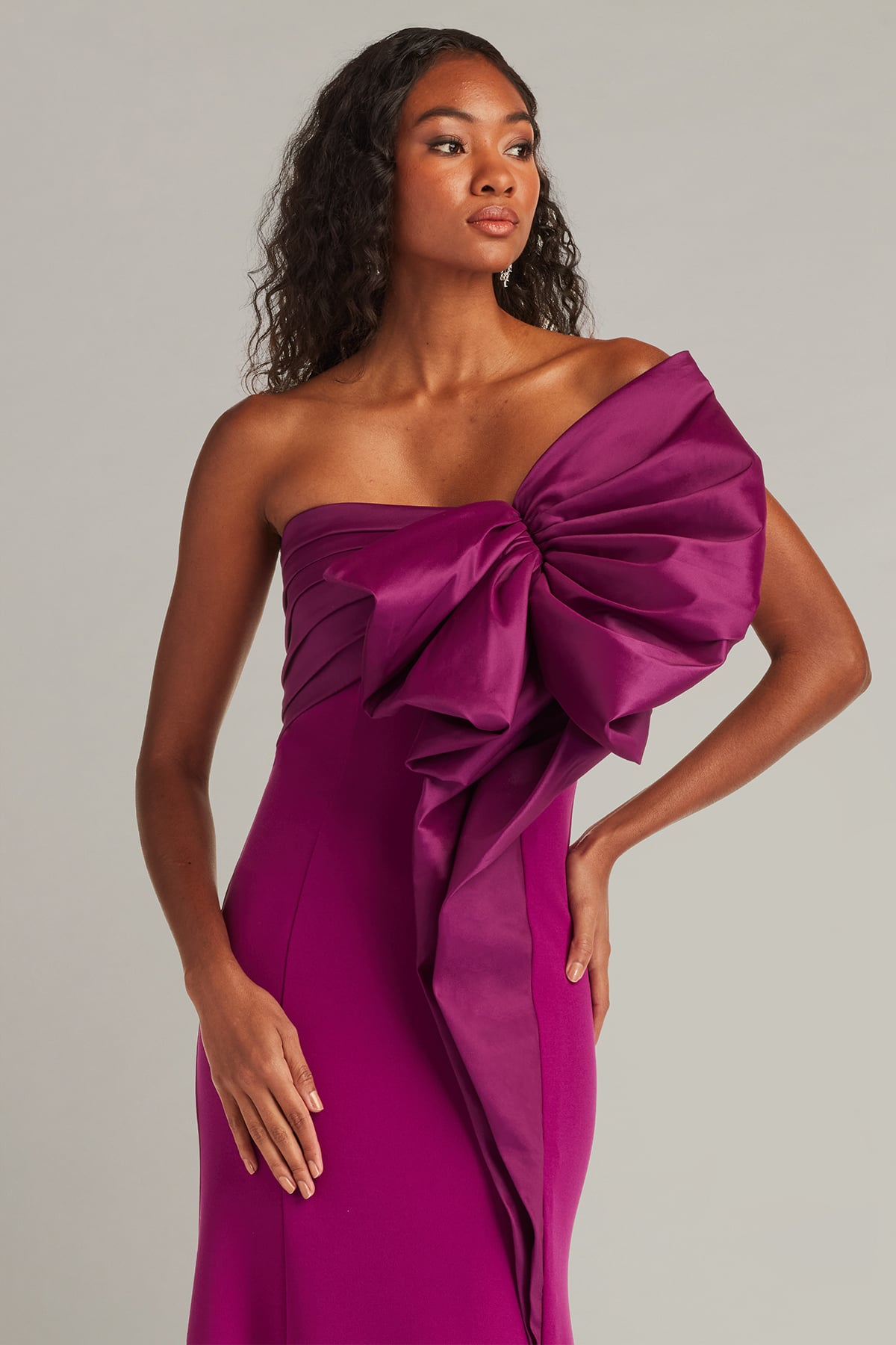 Breton Sculpted Bow Gown