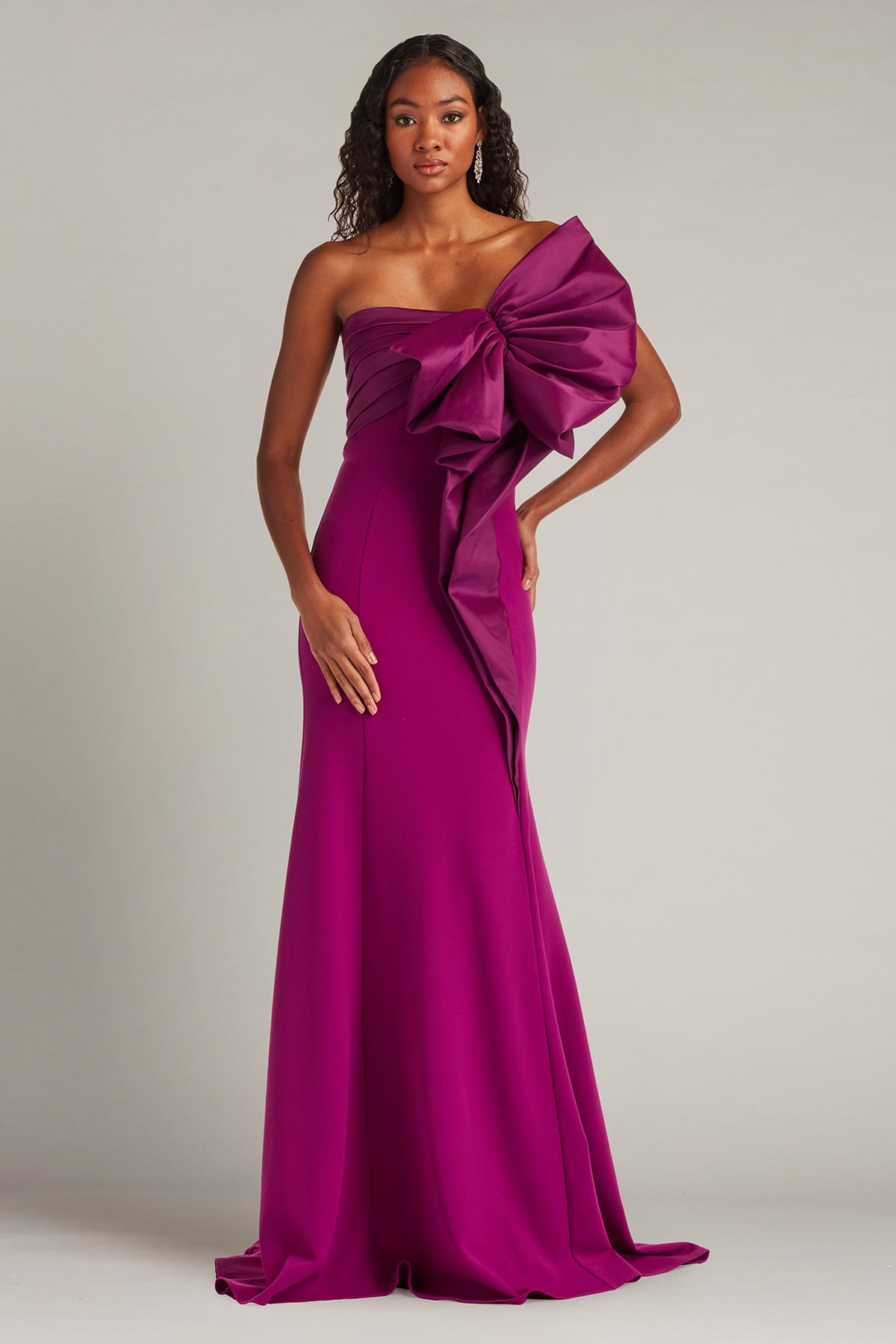 Breton Sculpted Bow Gown
