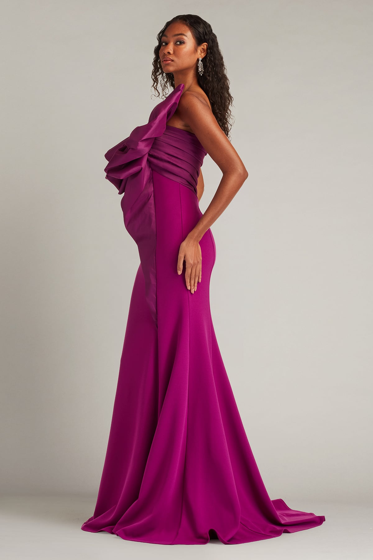 Breton Sculpted Bow Gown