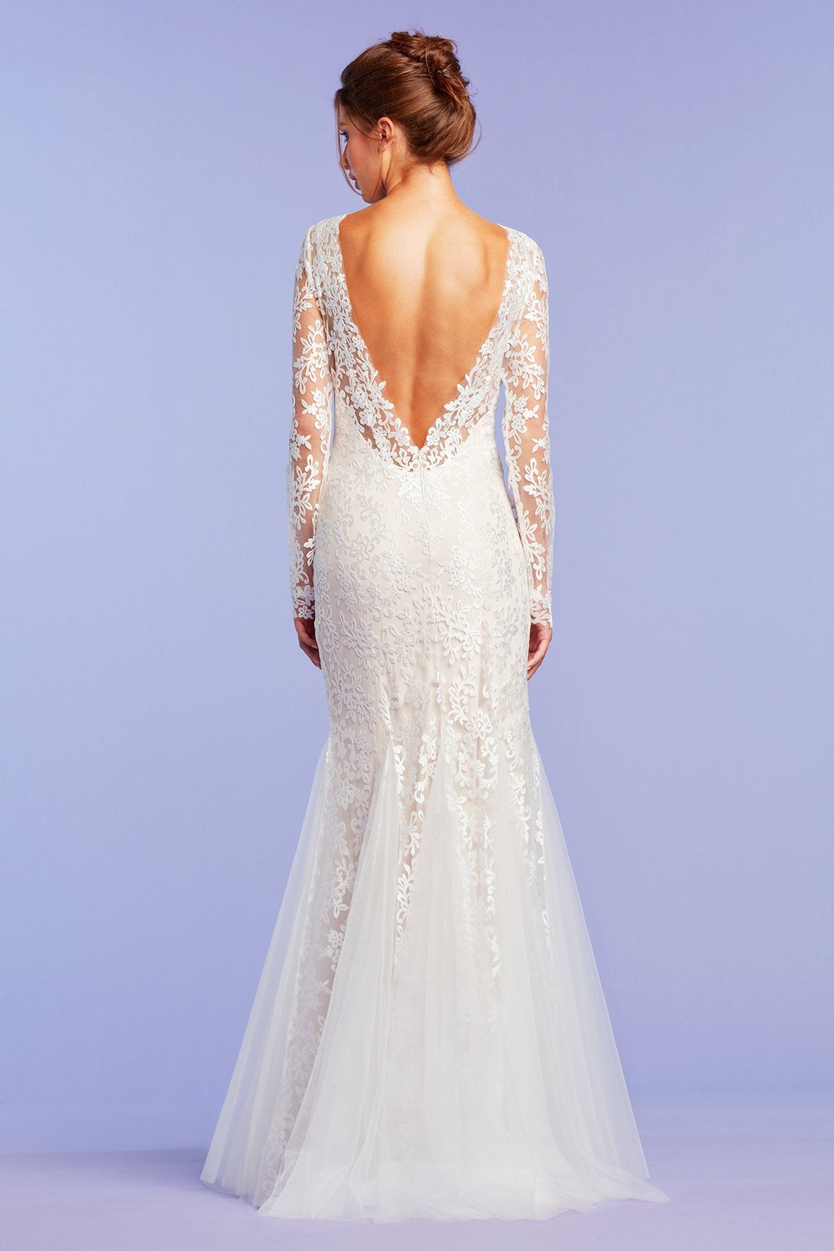 Cabot Embroidered Tulle Gown