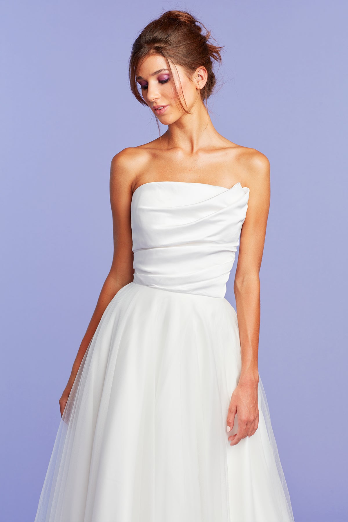 Ambrose Asymmetric Draped Gown
