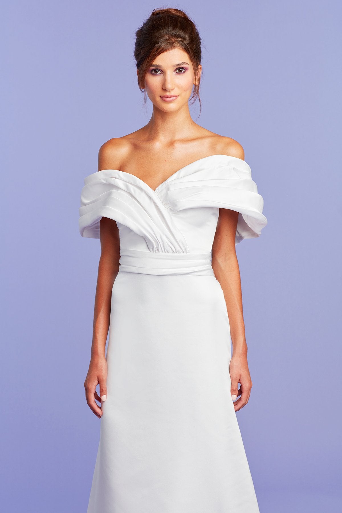Tenley Satin Jacquard Gown
