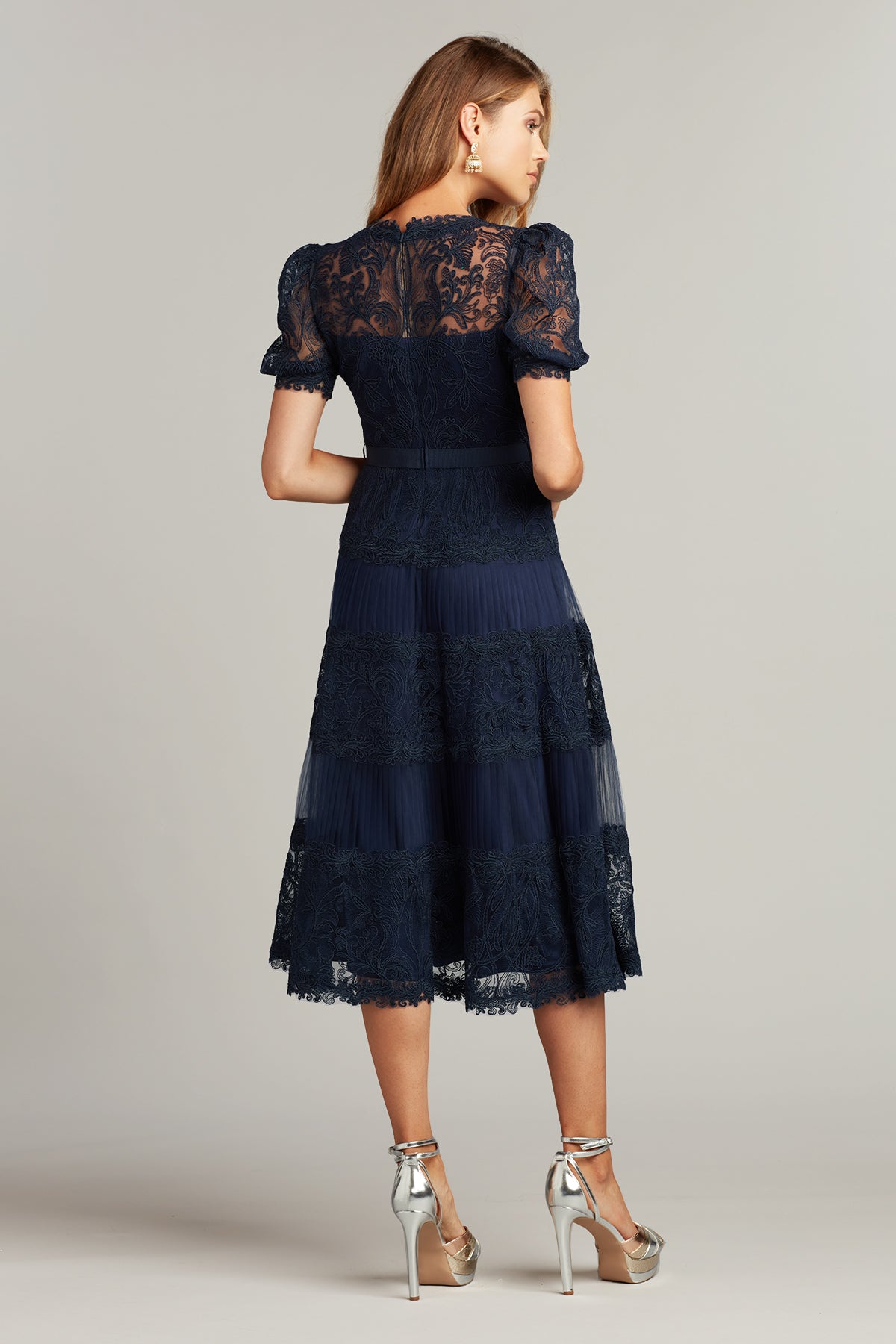 Fatiha Floral Lace & Chiffon Dress