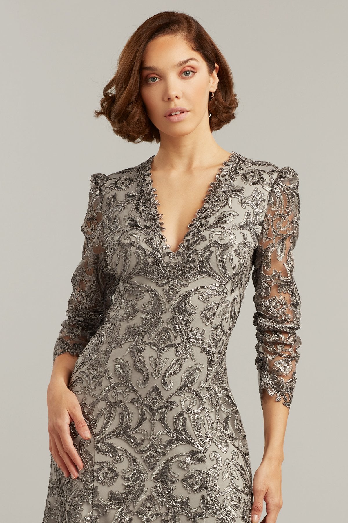 Vivar Handkerchief Hem Dress – Tadashi Shoji Official Online Boutique
