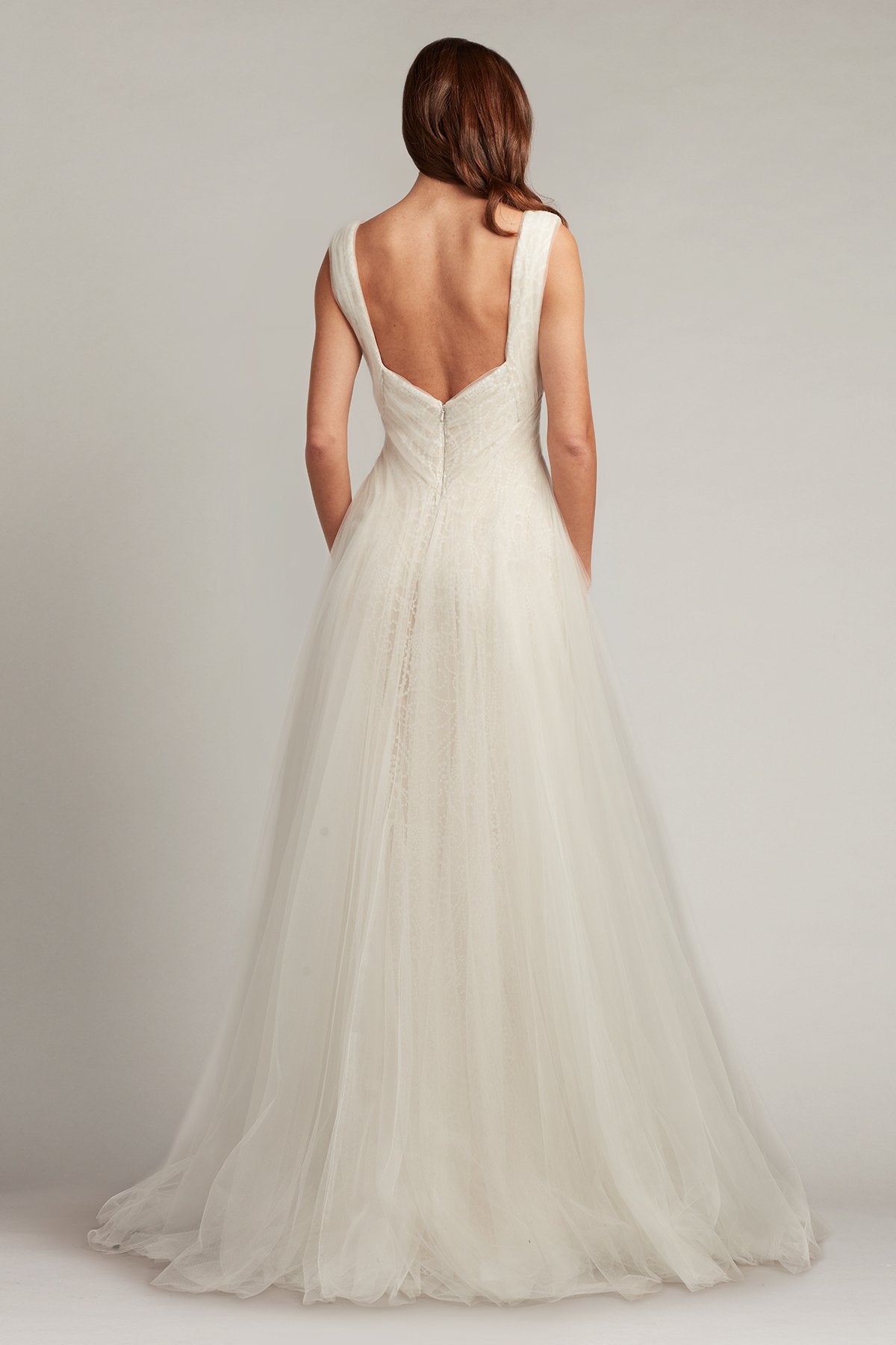 Alamo Dot Embroidered Bridal Gown