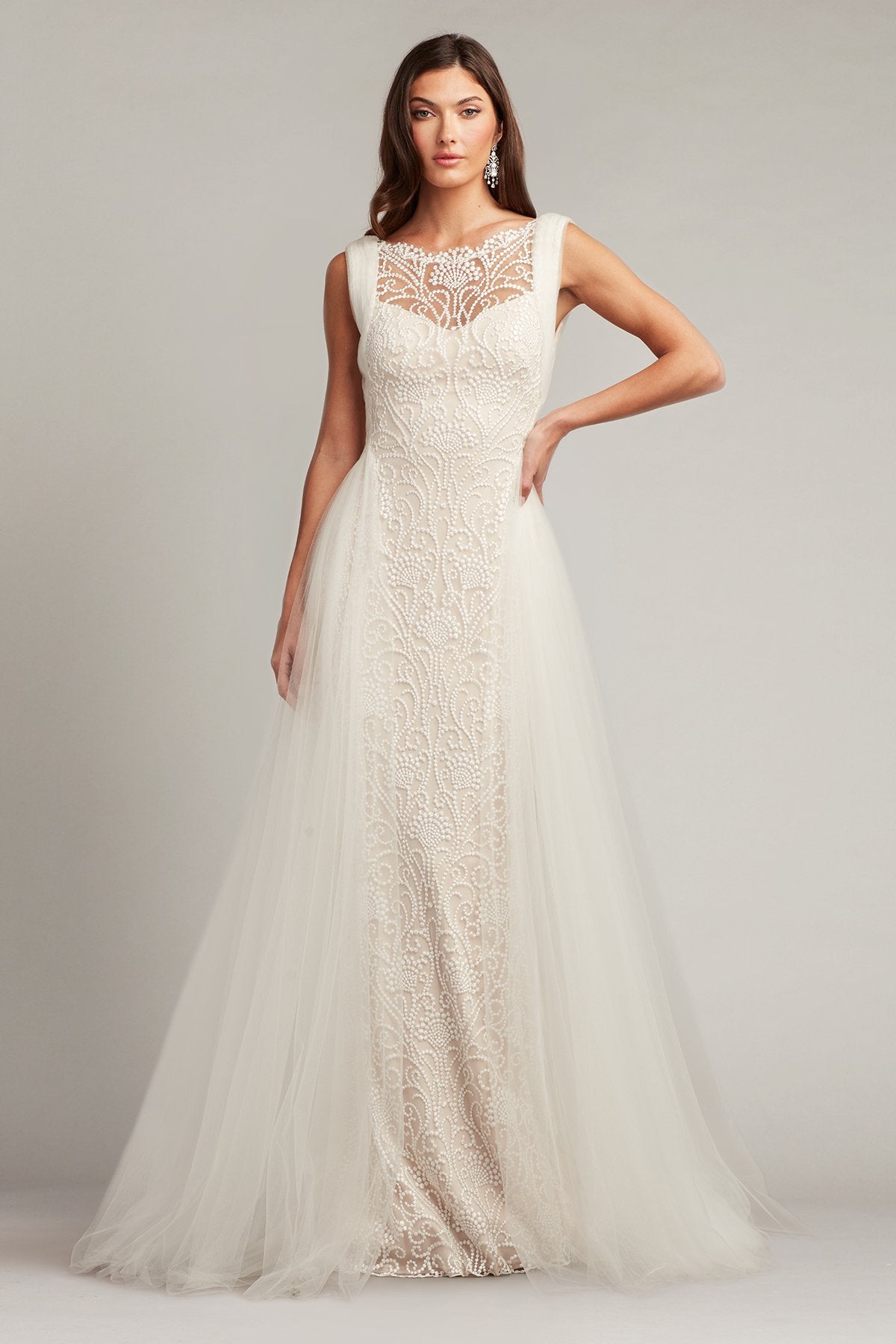 Alamo Dot Embroidered Bridal Gown
