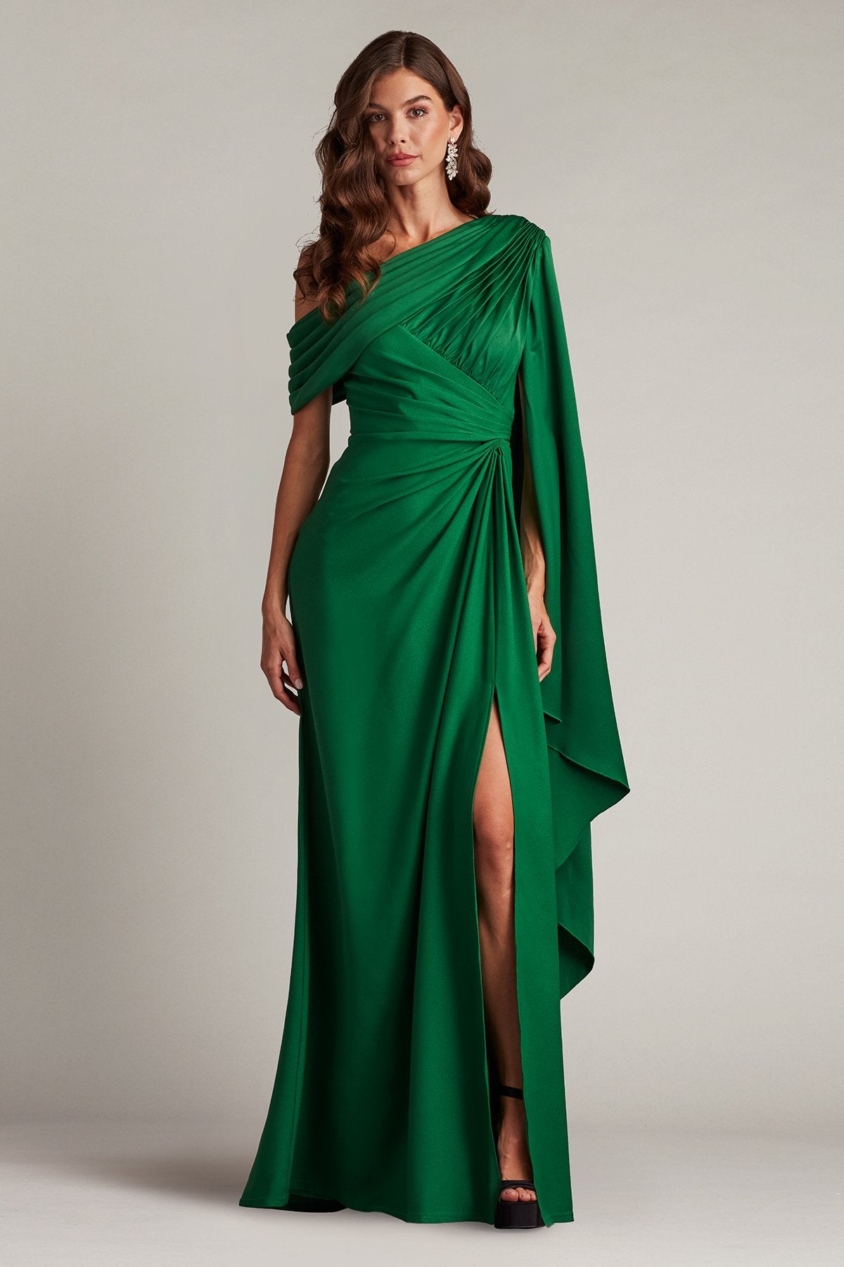 Ember Cape Sleeve Gown