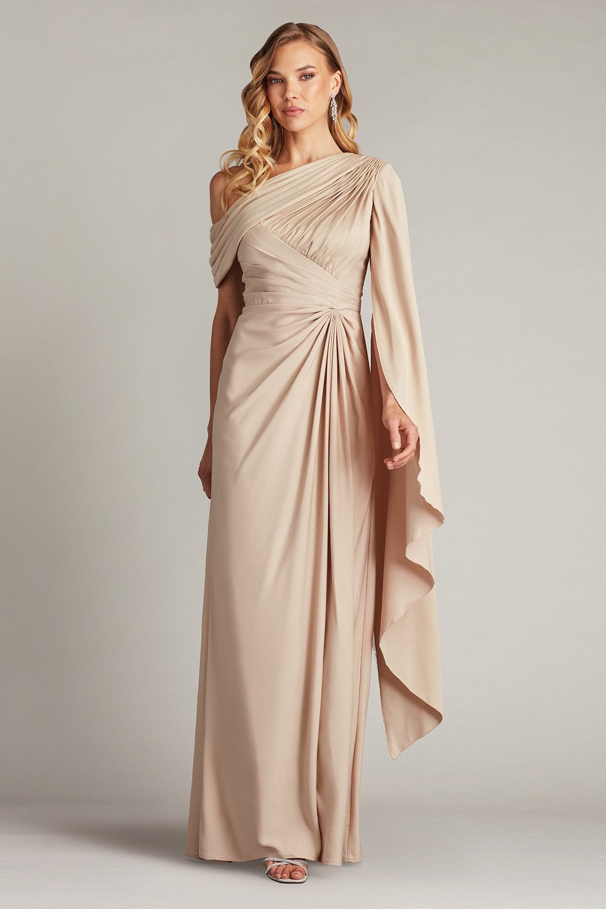 Ember Cape Sleeve Gown