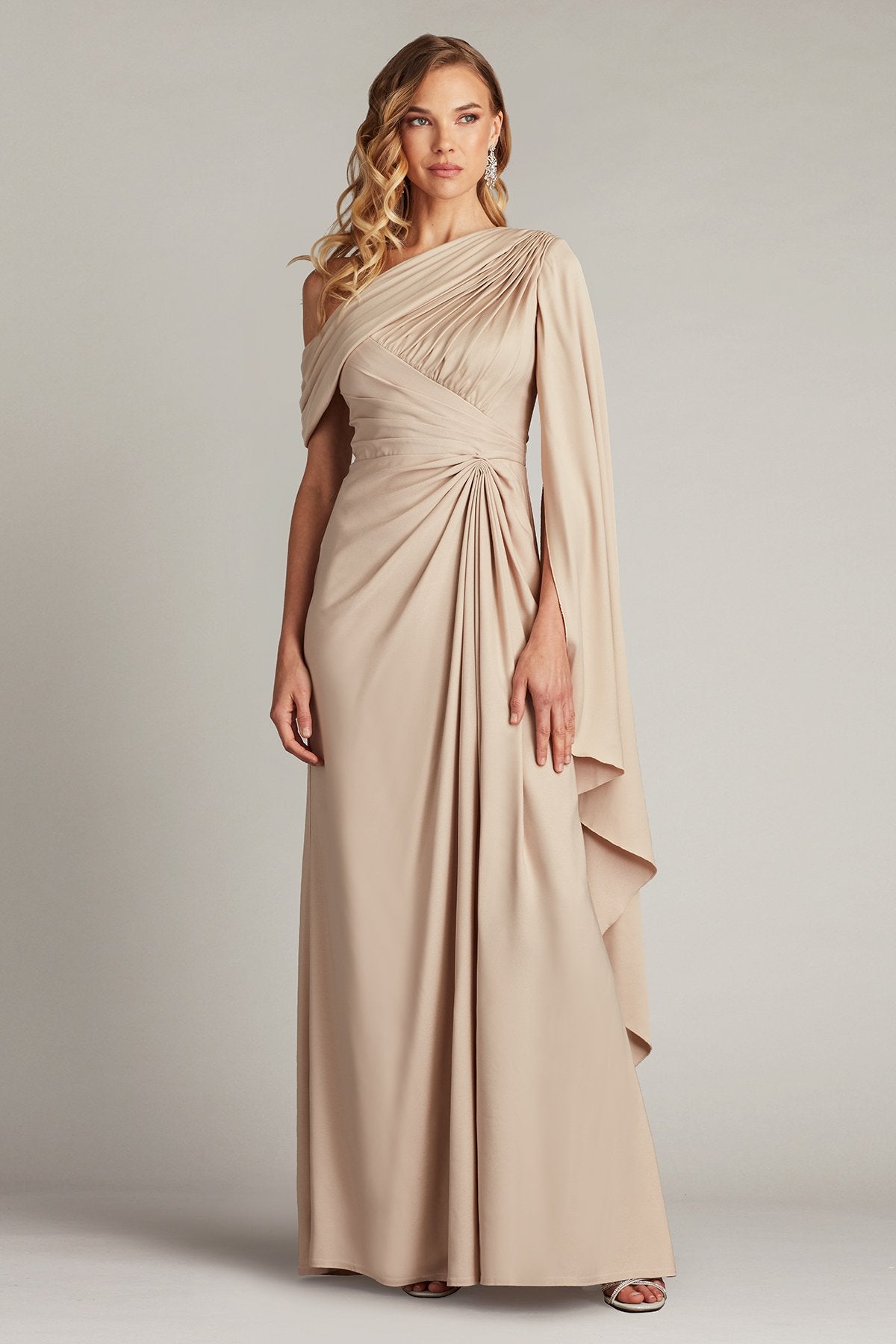 Ember Cape Sleeve Gown