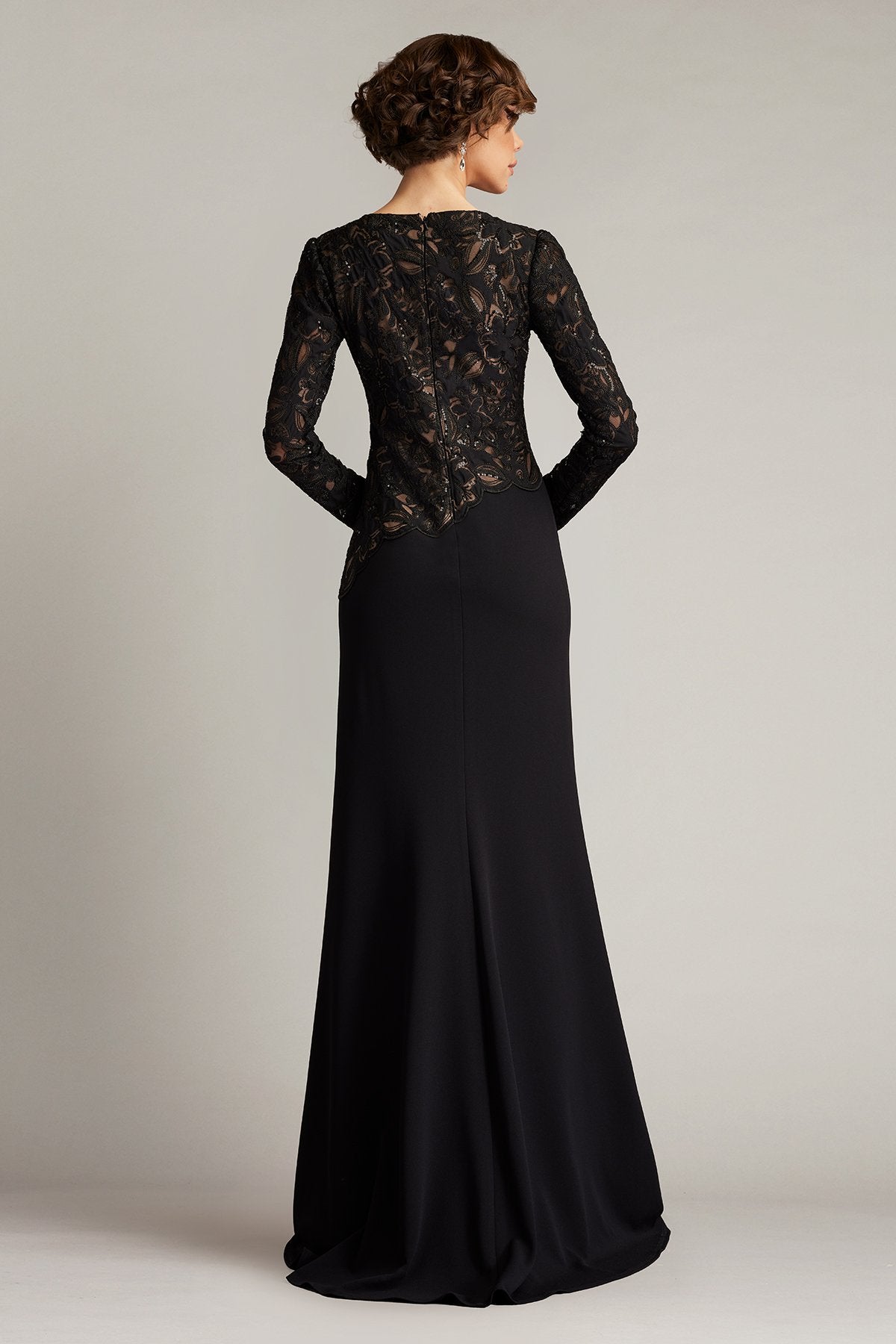 Shika Embroidered Crepe Gown