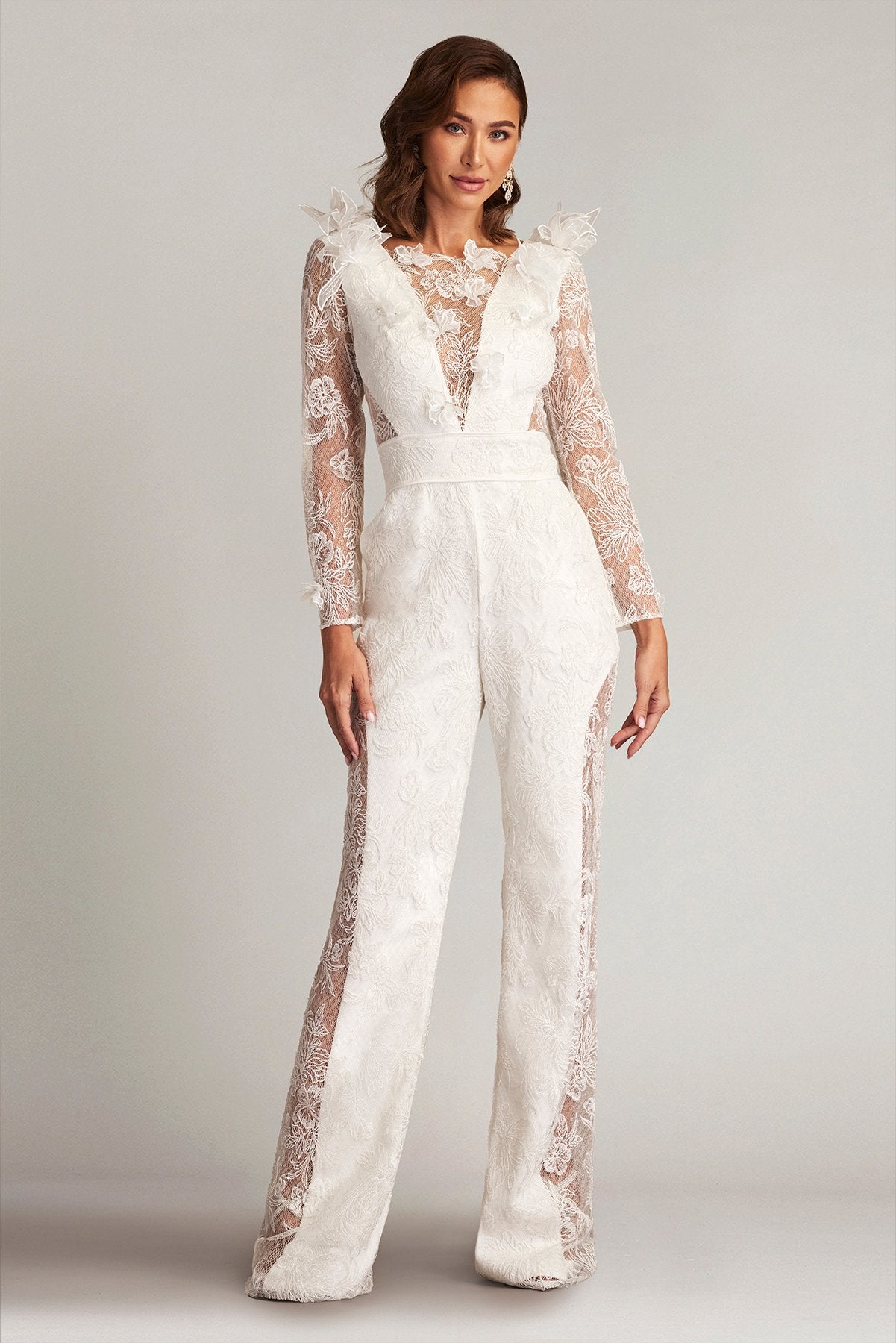 Enger 3D Floral Embroidered Jumpsuit