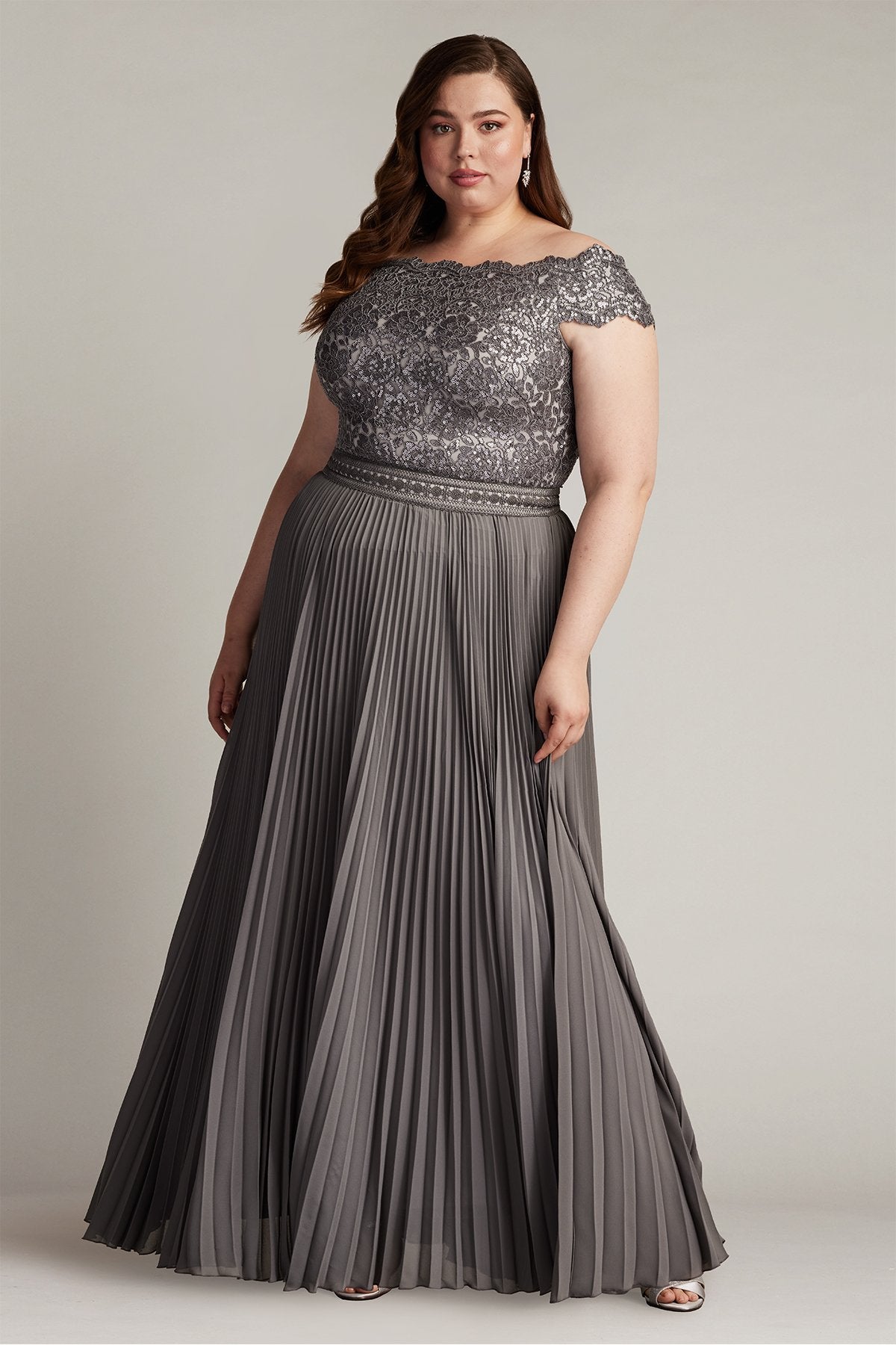 Bode Sequin Embroidered Lace and Tulle Gown - PLUS SIZE