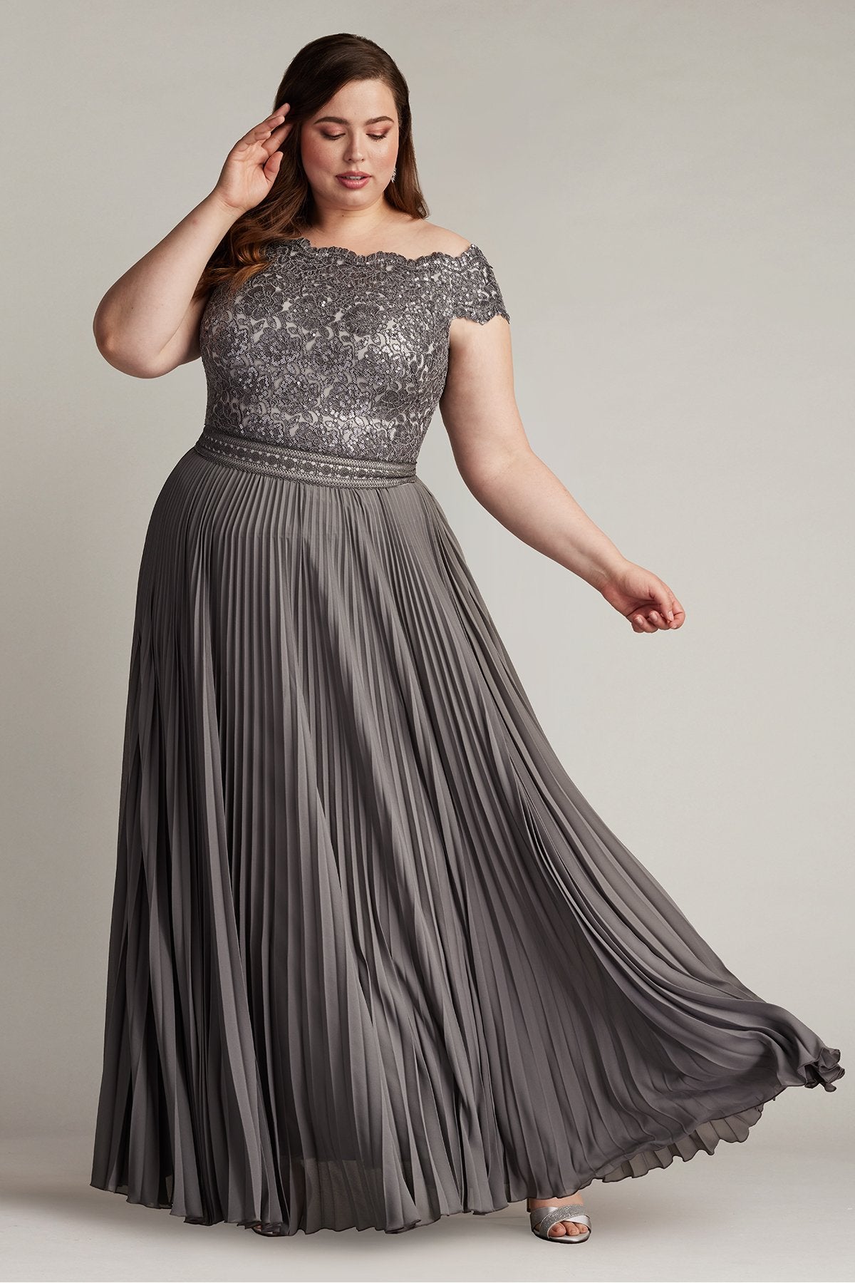 Bode Sequin Embroidered Lace and Tulle Gown - PLUS SIZE