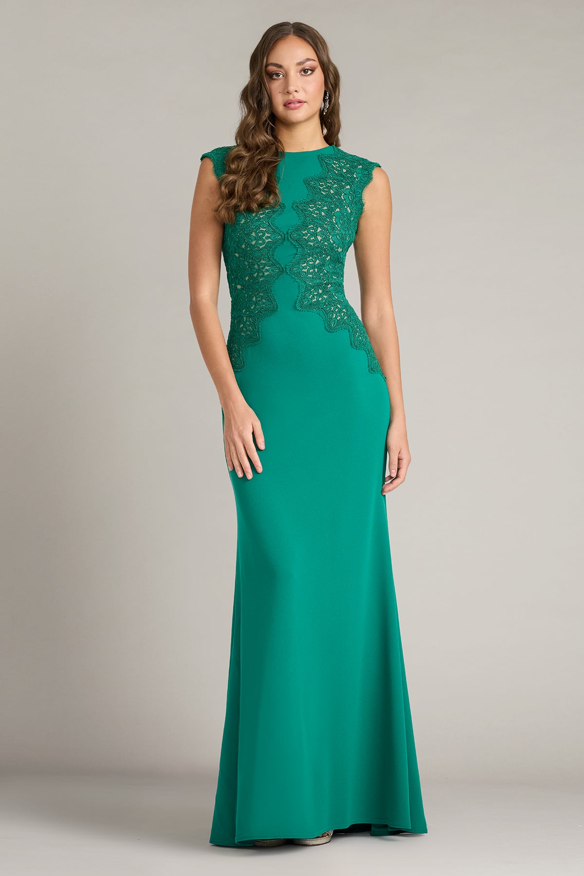 Gant Embroidered Crepe Gown