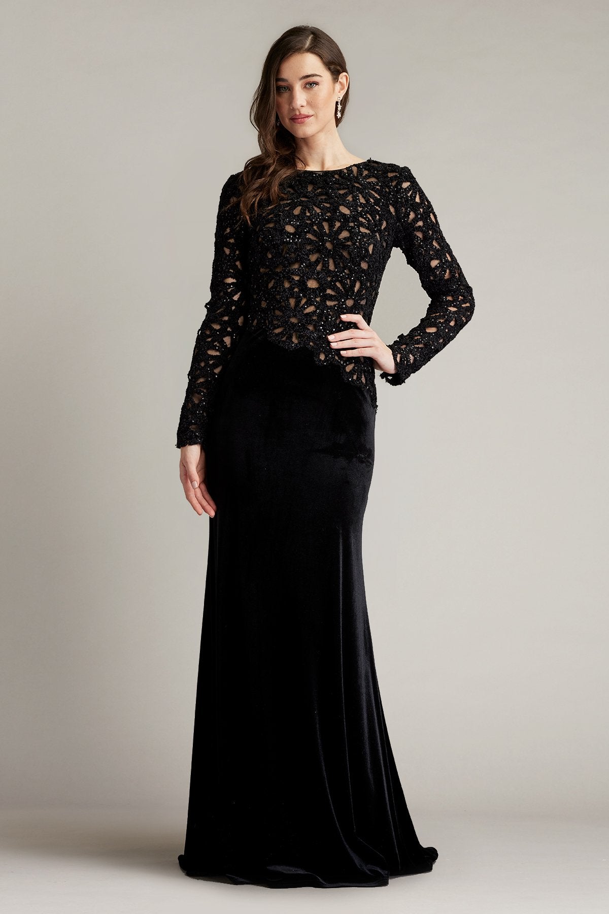 Sinnott Chenille Embroidered Gown