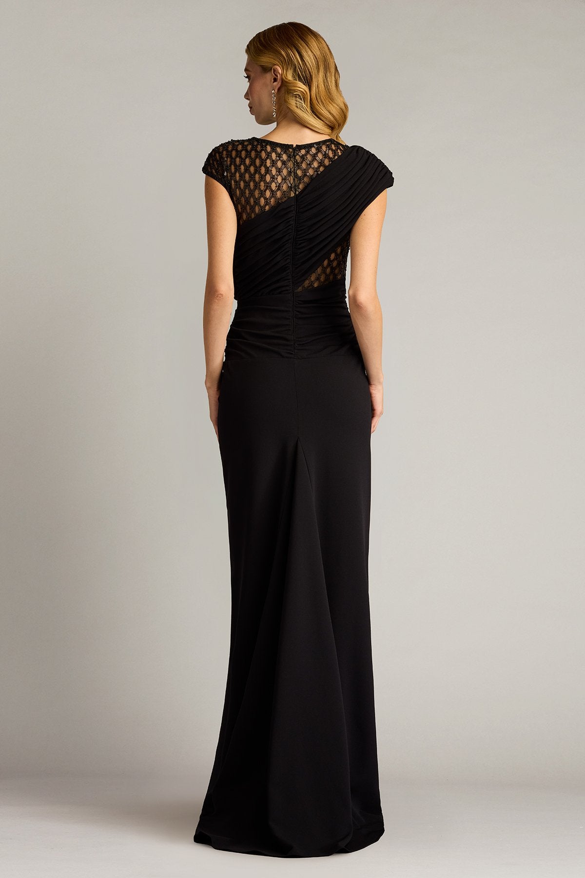 Jetta Peek-A-Boo Illusion Gown