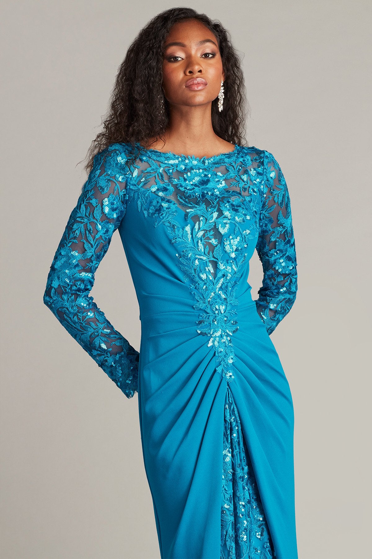 Whitley Sequin Embroidered Gown